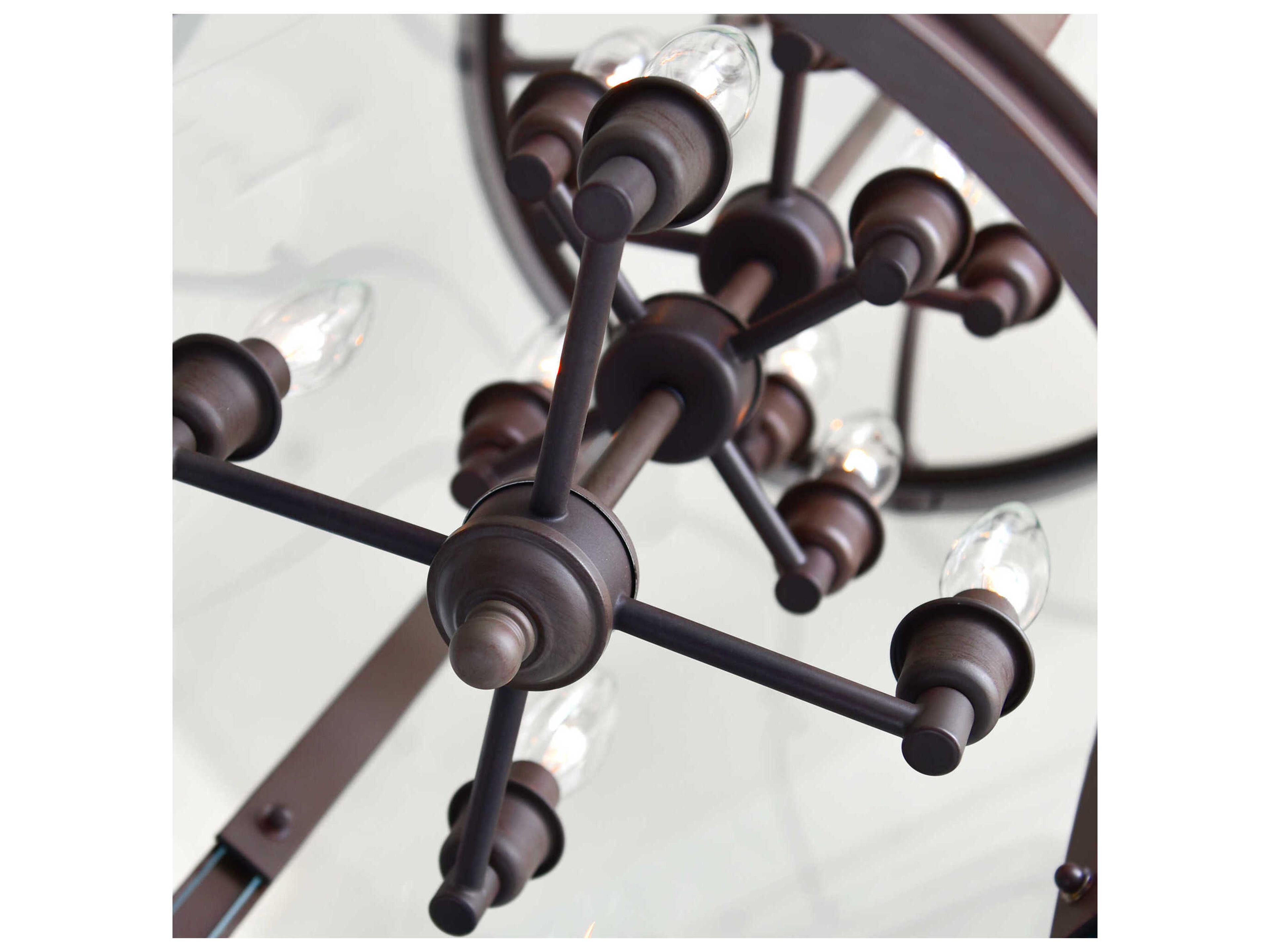 CWI Lighting Desire 12-Light Oil Rubbed Bronze Traditional Chandelier