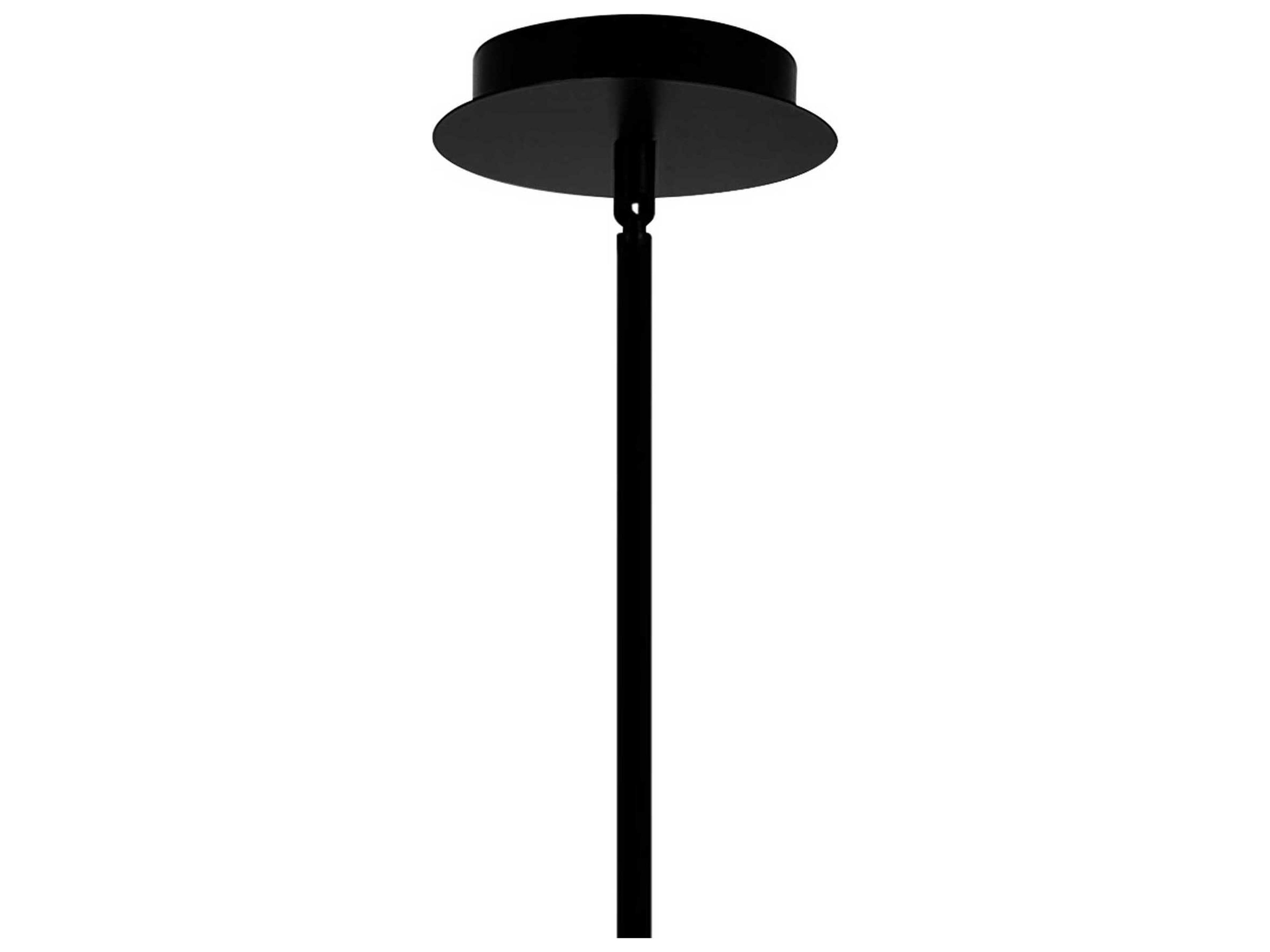 CWI Lighting Sierra 8-Light Black Cylinder Chandelier