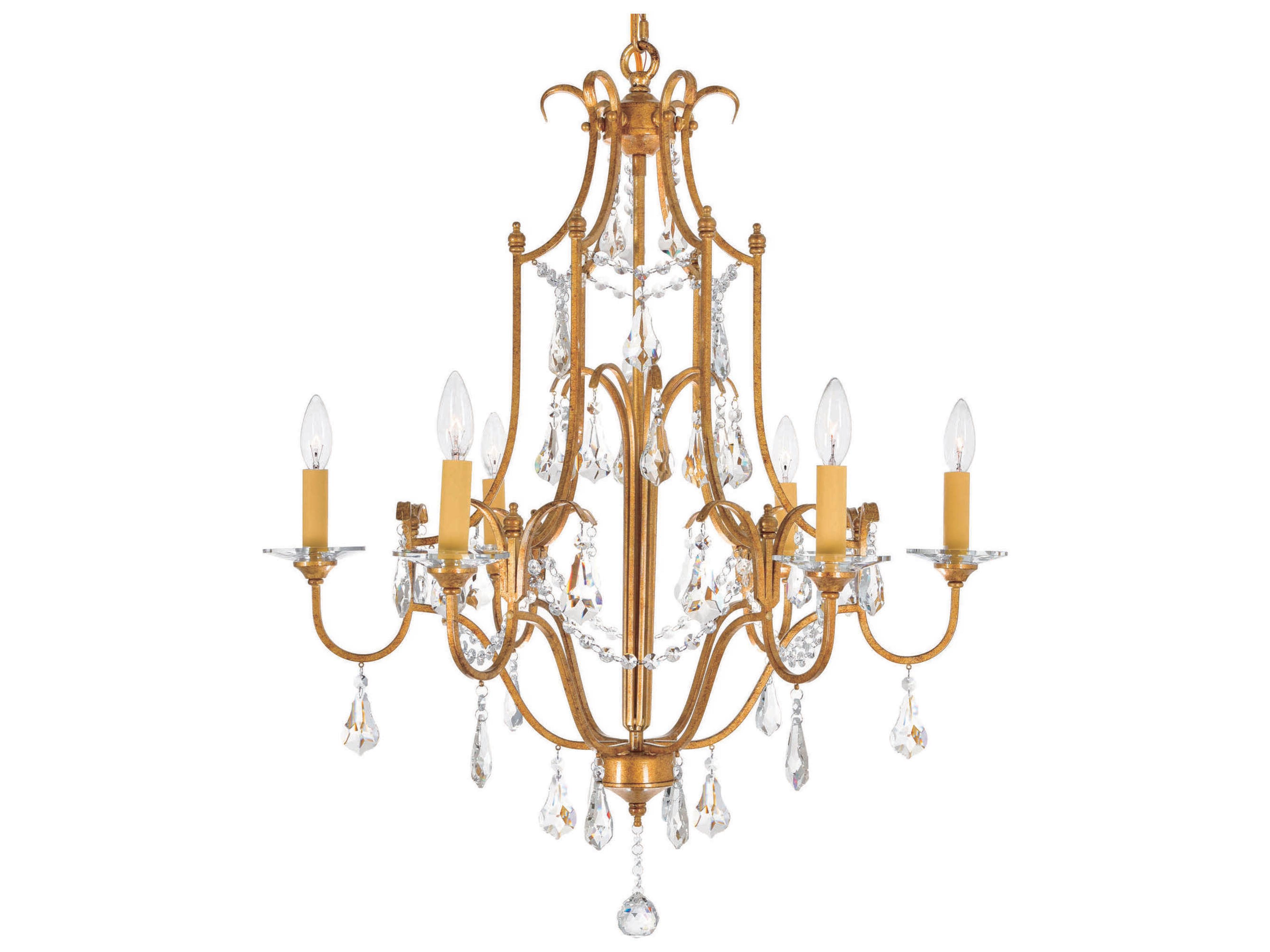 CWI Lighting Electra 6-Light Oxidized Bronze Traditional Candelabra Chandelier