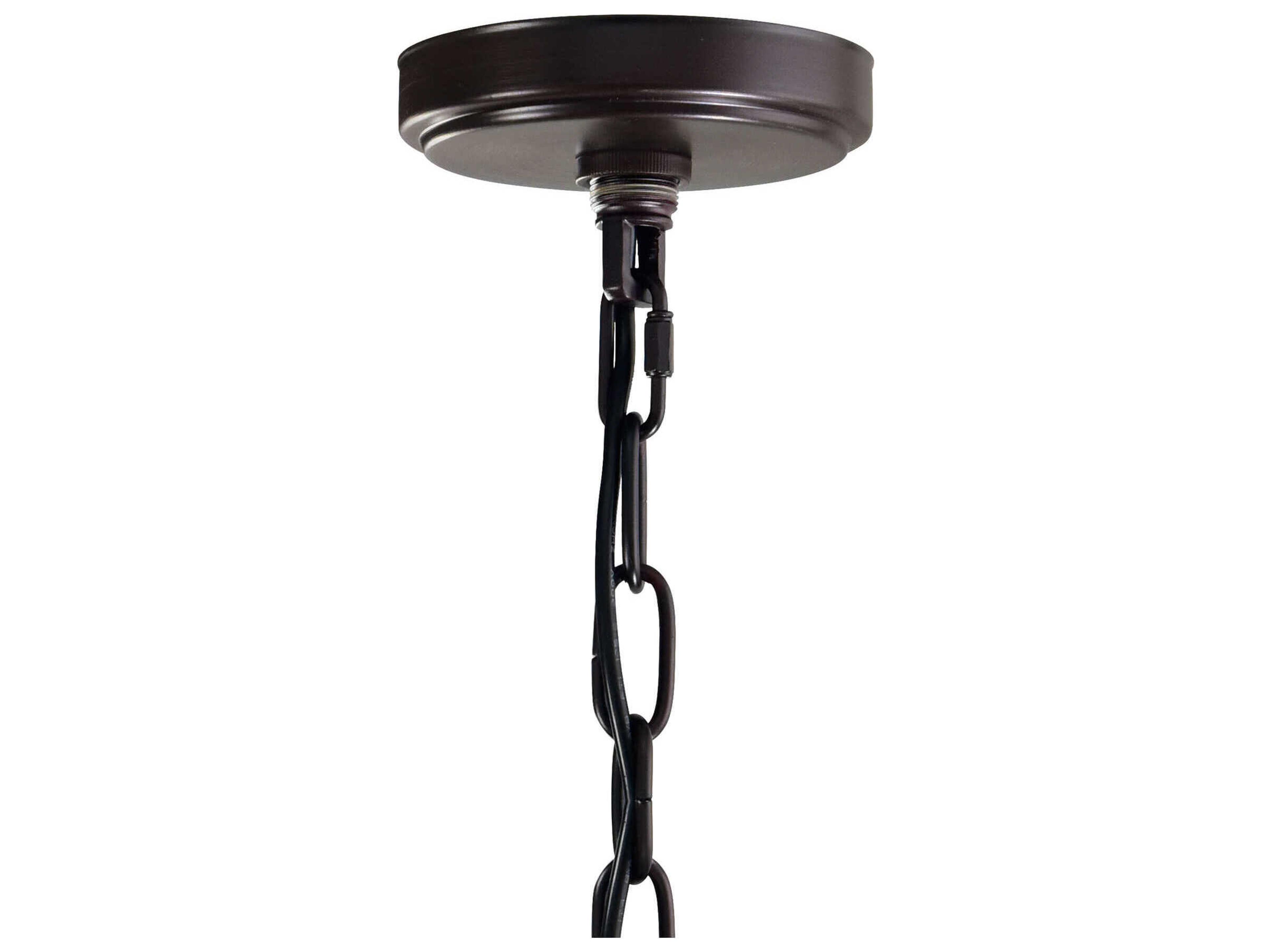 CWI Lighting Litani 3-Light Brown Geometric Pendant