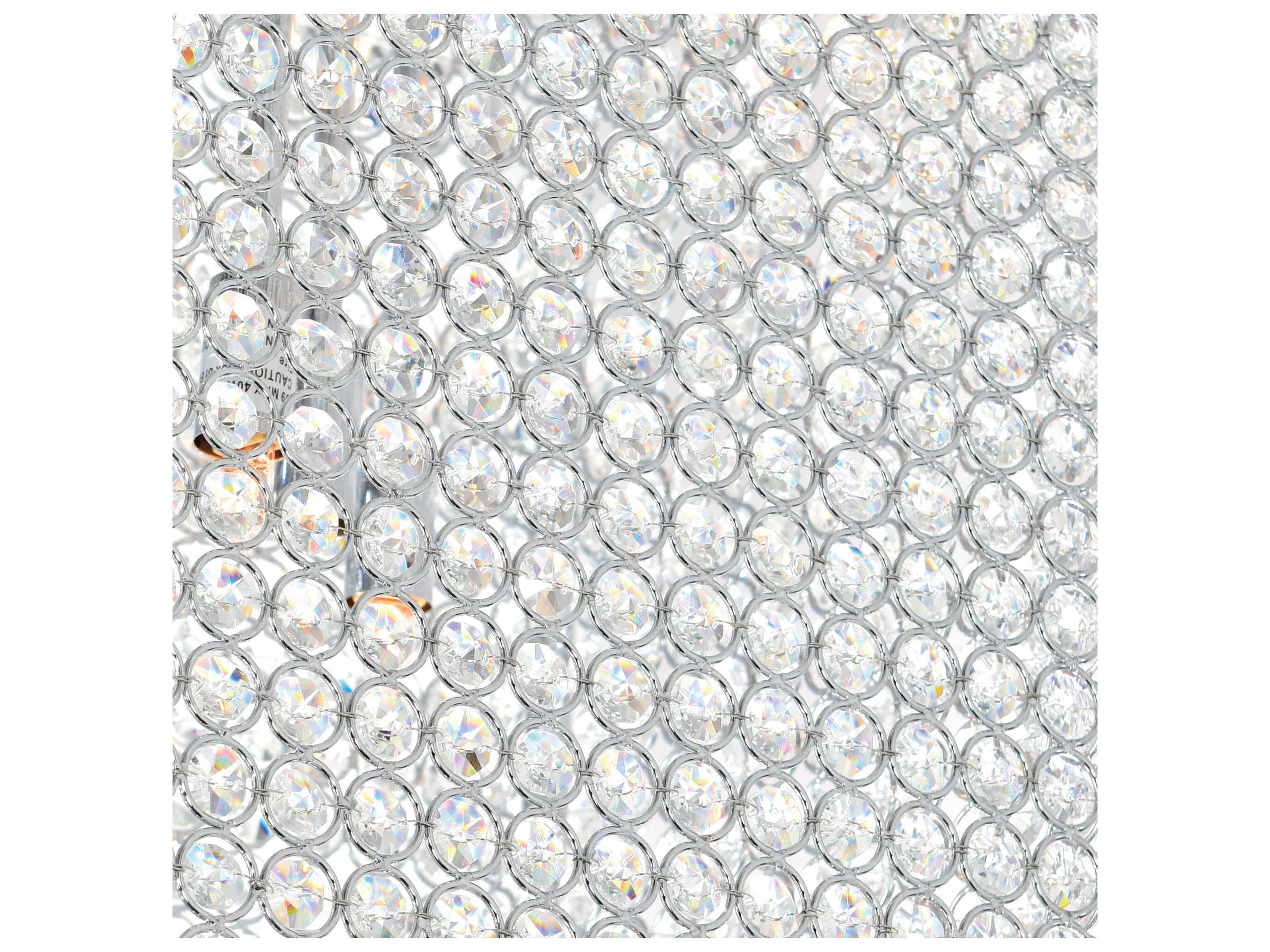 CWI Lighting Cube 11-Light Chrome Pendant