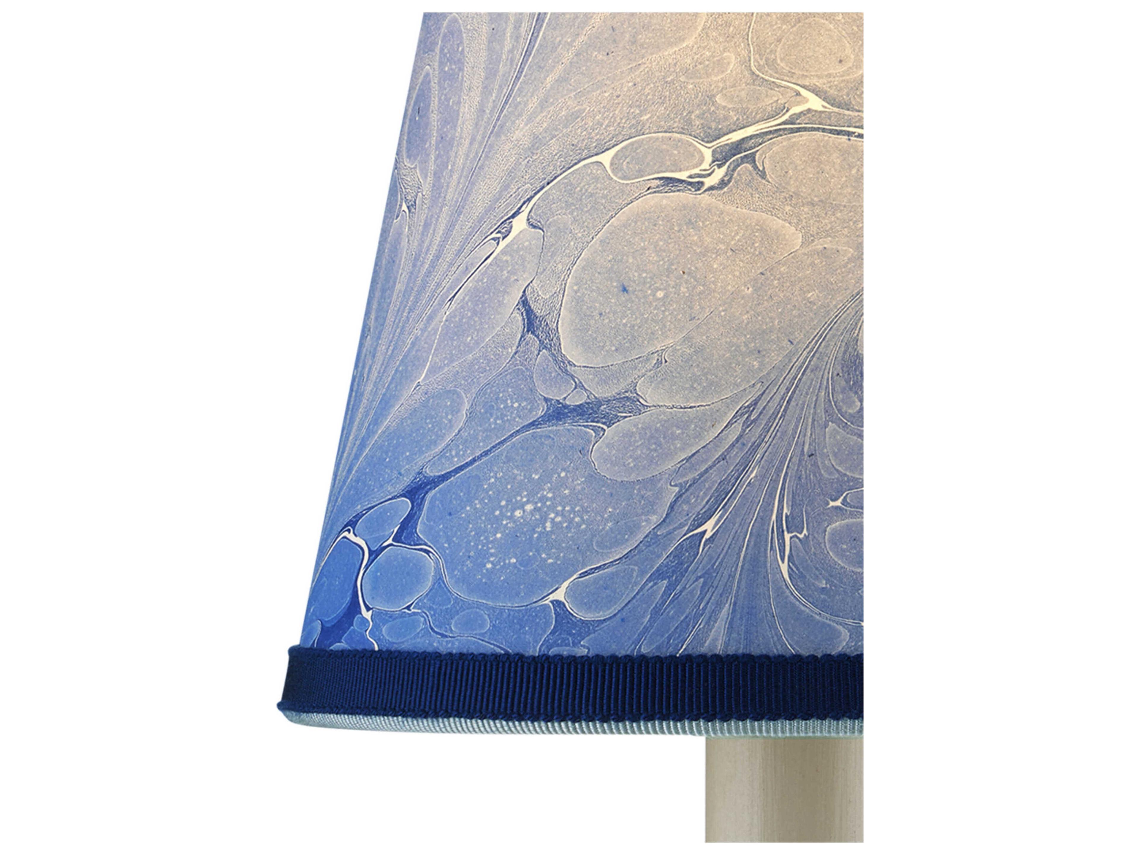 Currey & Company Marble Paper Tapered Chandelier Shade