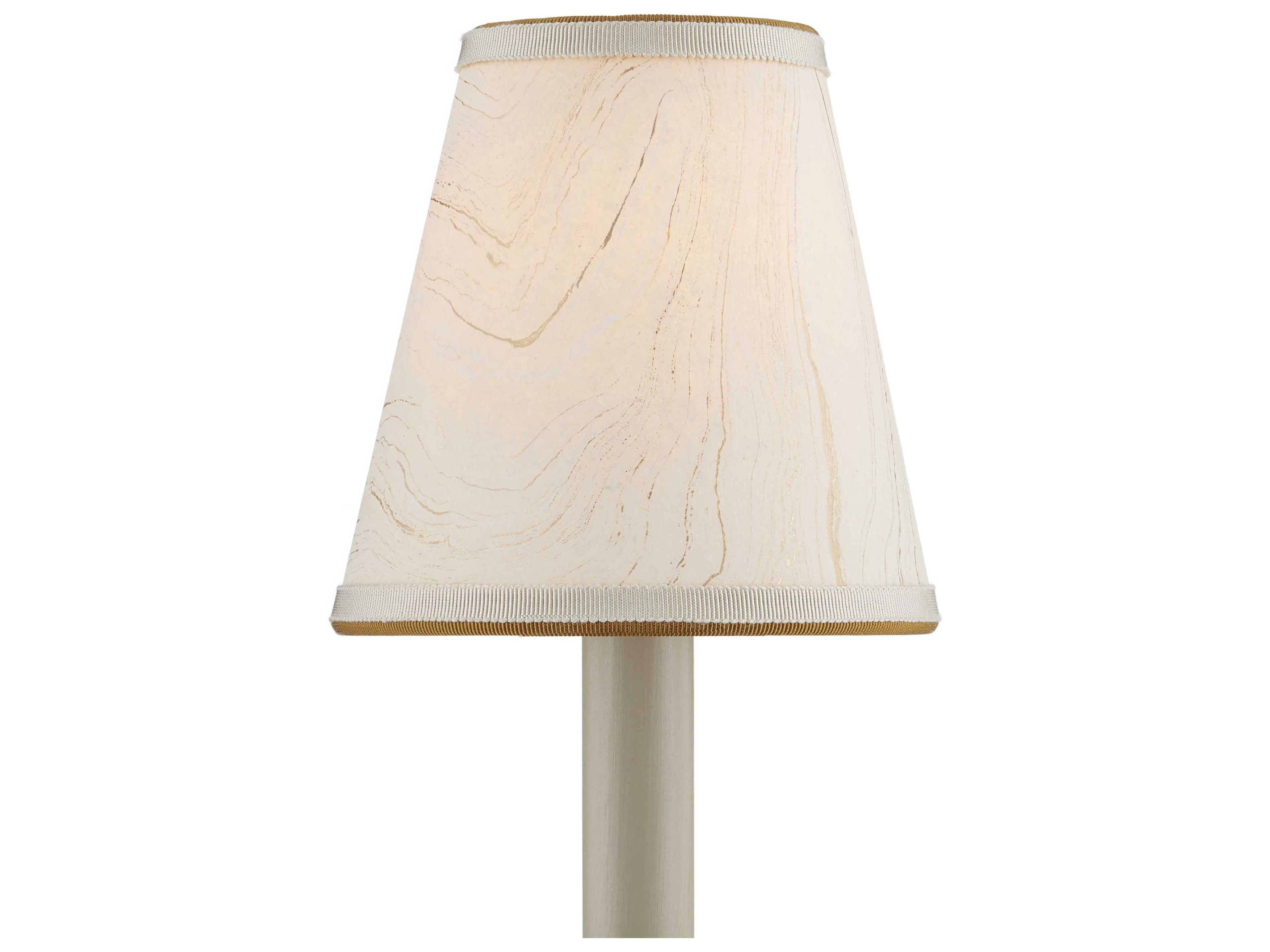 Marble Paper Tapered Chandelier Shade