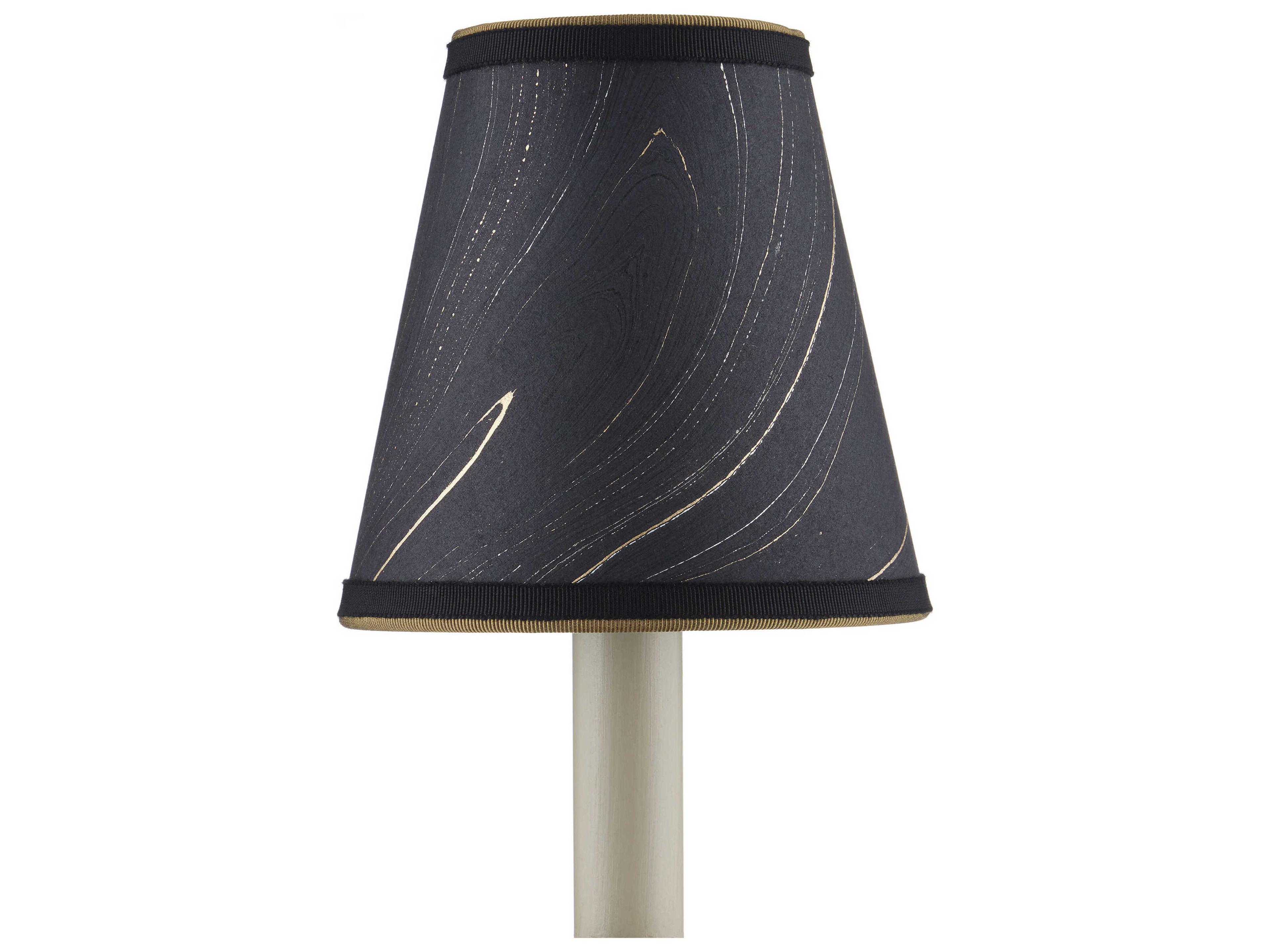 Currey & Company Marble Paper Tapered Chandelier Shade