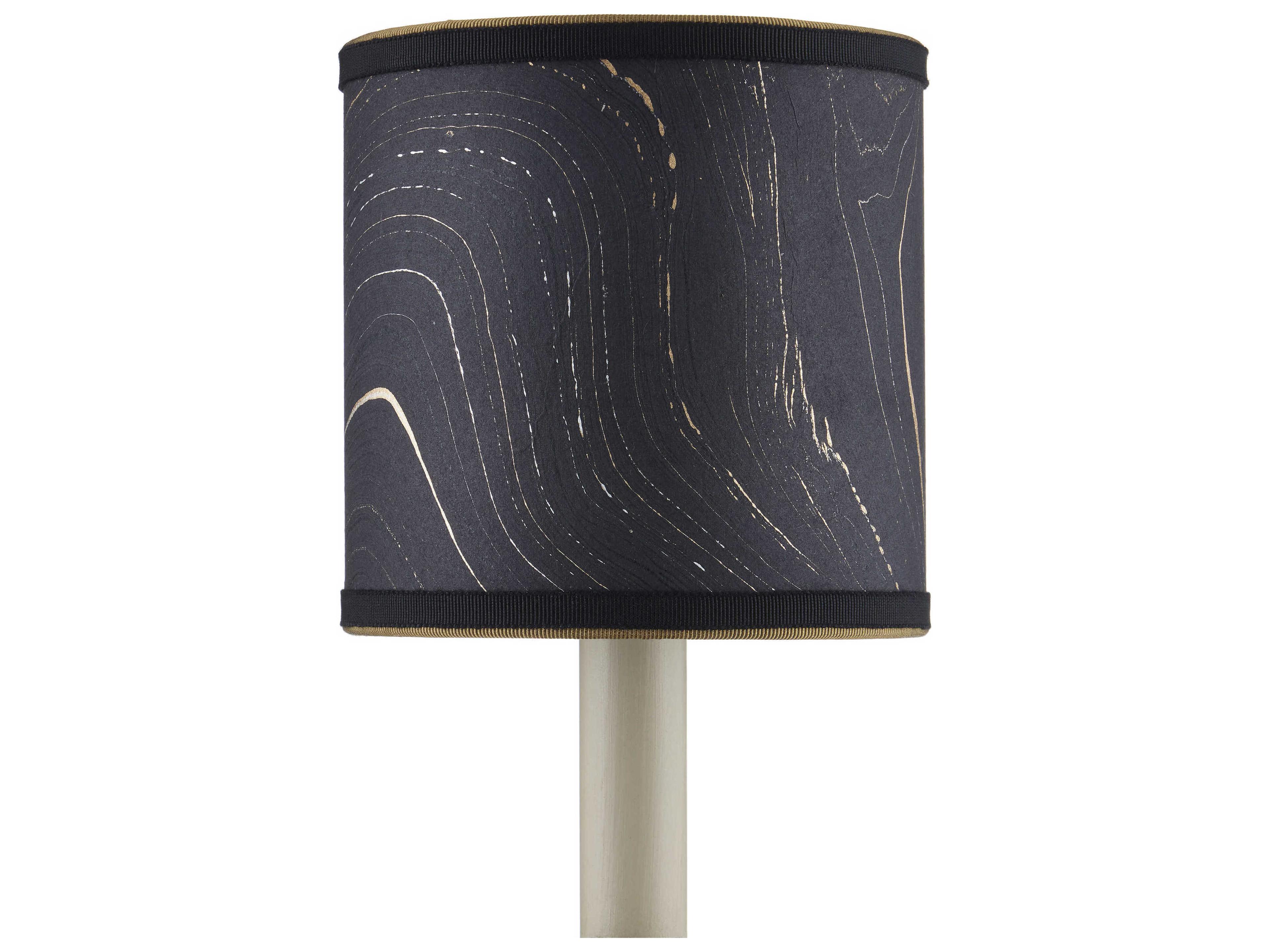 Currey & Company Marble Paper Tapered Chandelier Shade