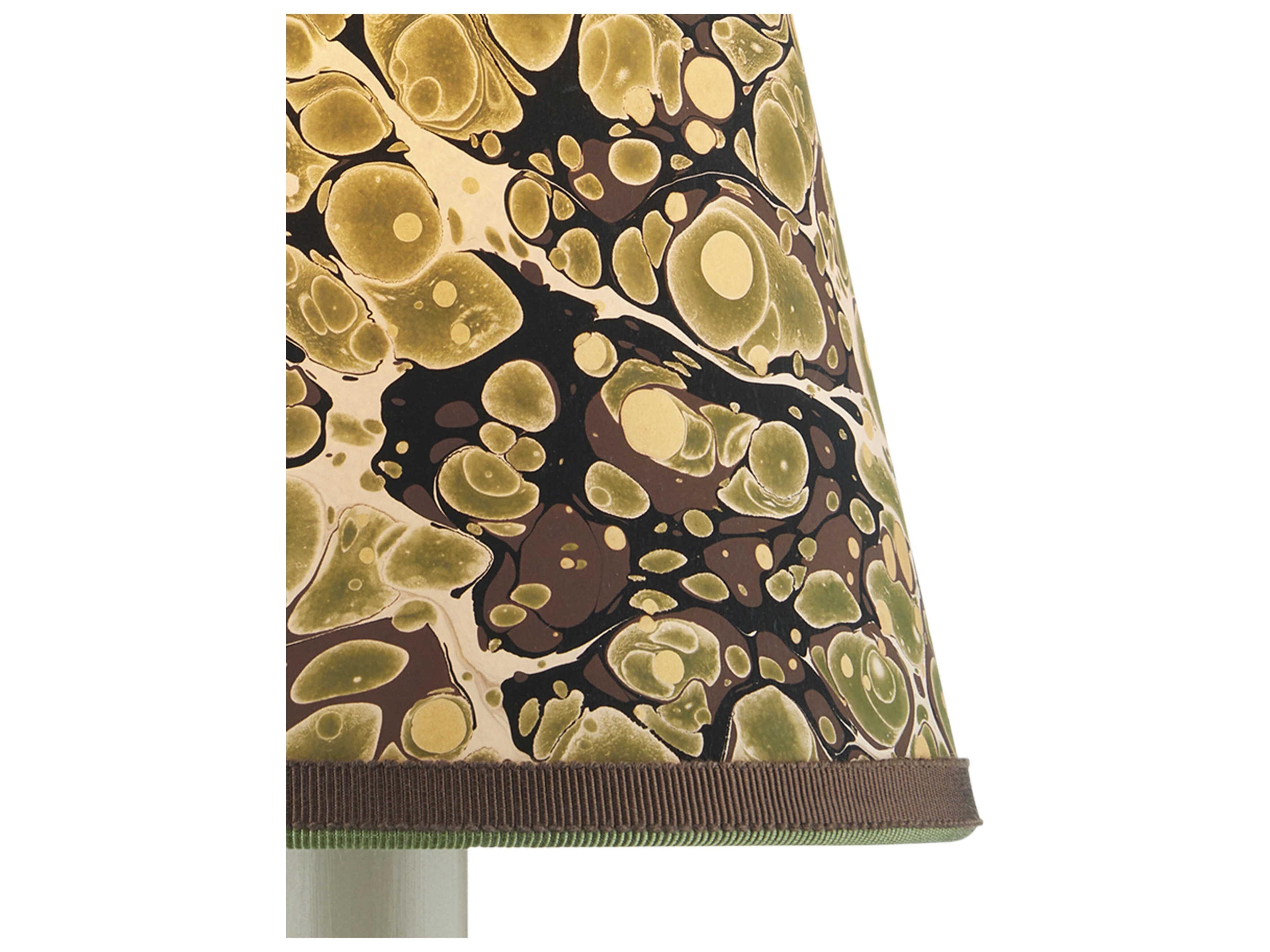 Currey & Company Marble Paper Tapered Chandelier Shade