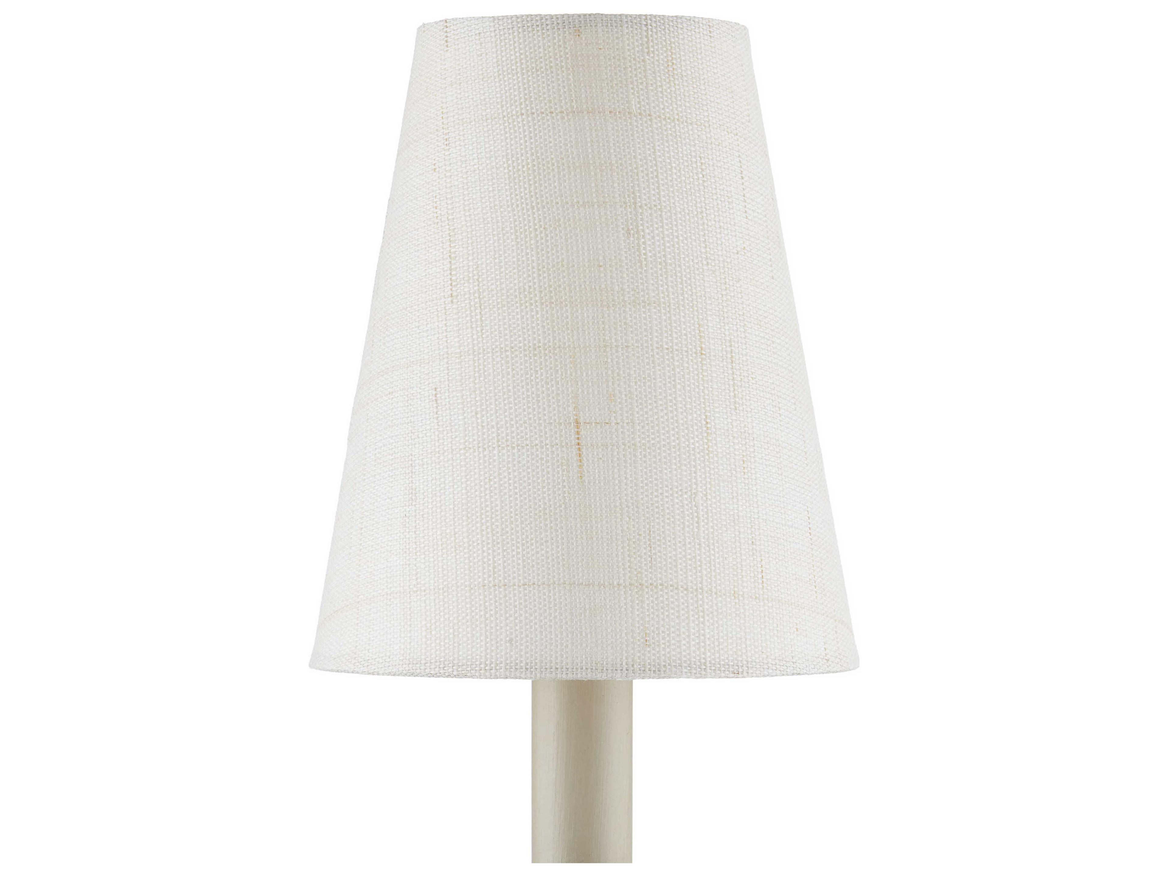 Currey & Company Fine Grasscloth Tapered Chandelier Shade