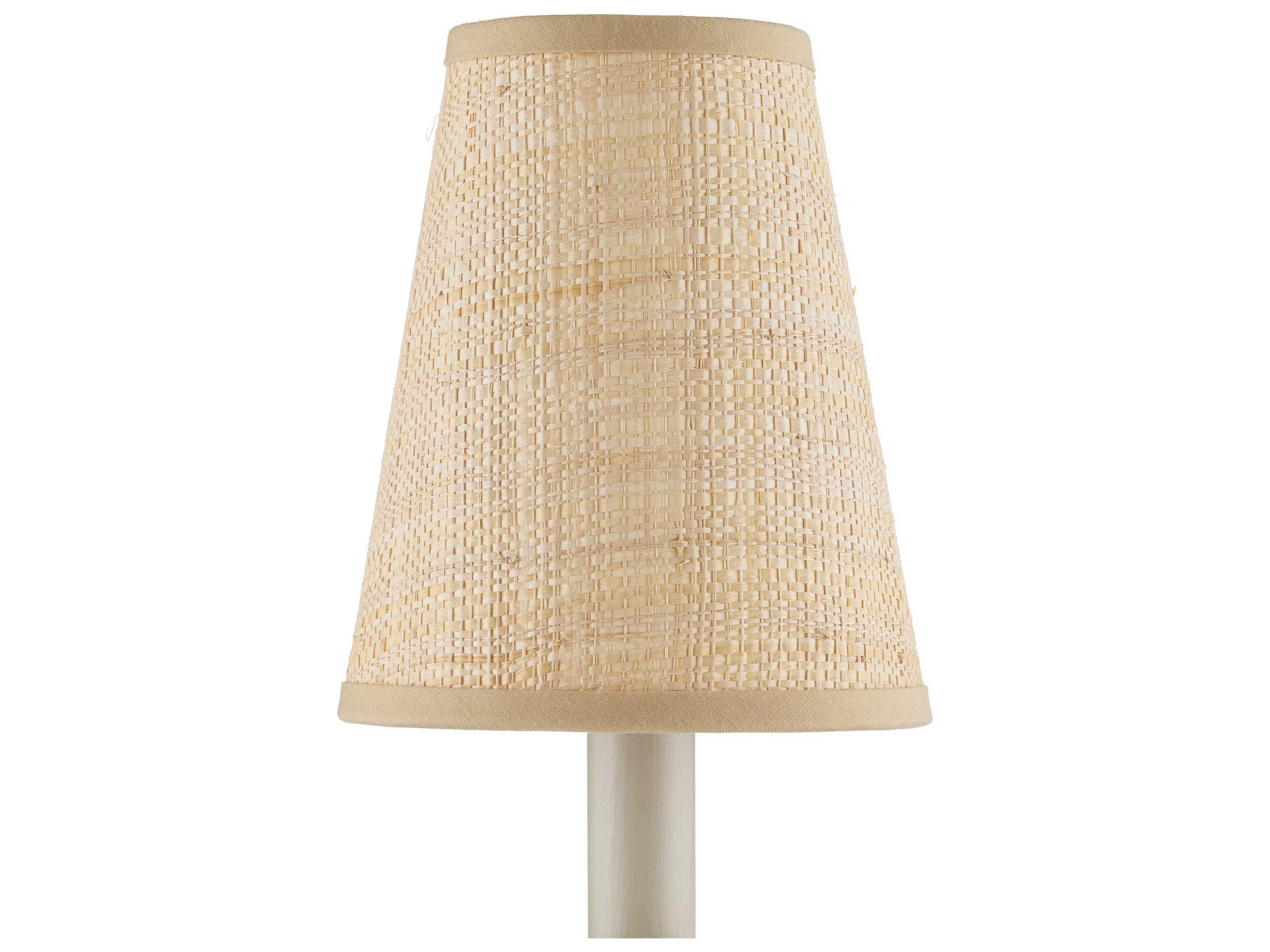 Currey & Company Grasscloth Tapered Chandelier Shade