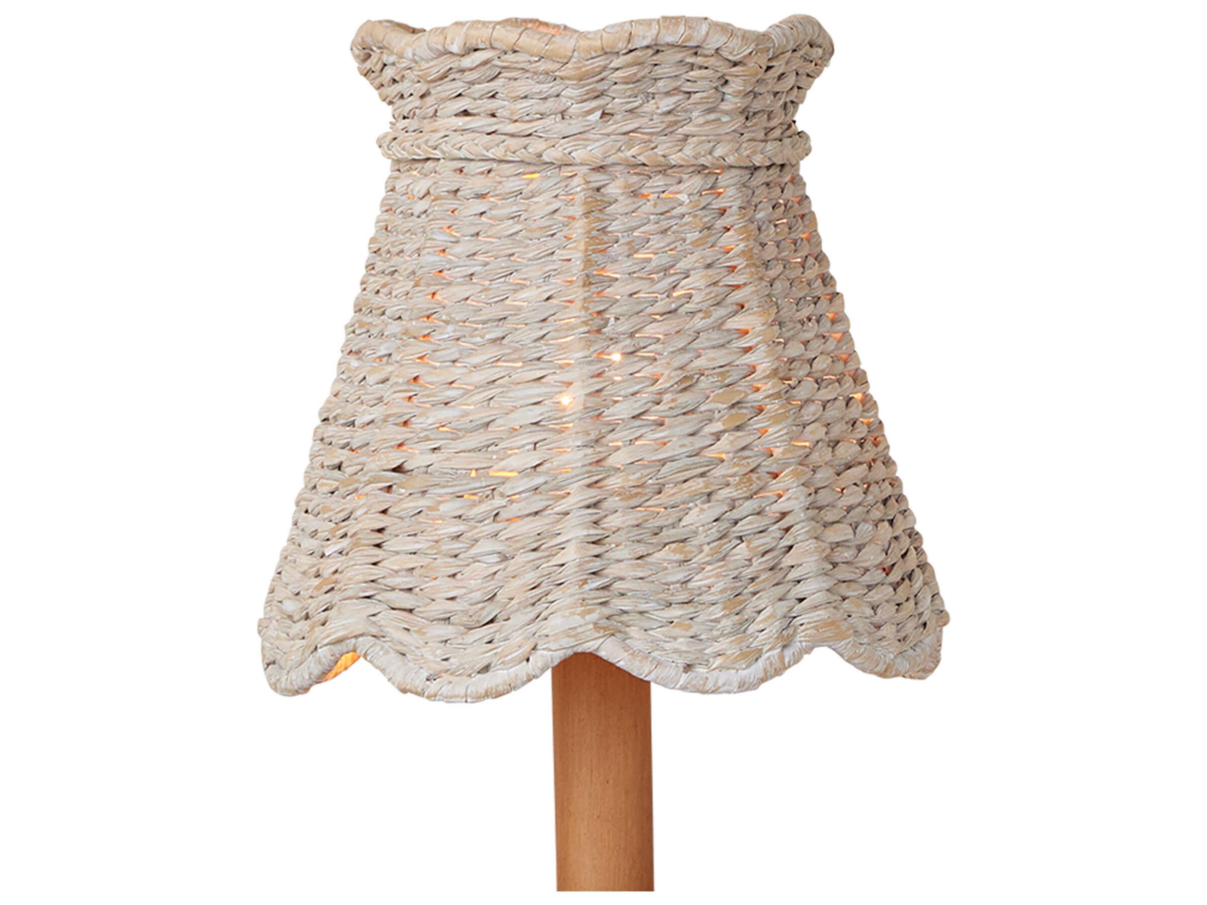 Annabelle Whitewashed Tapered Shade