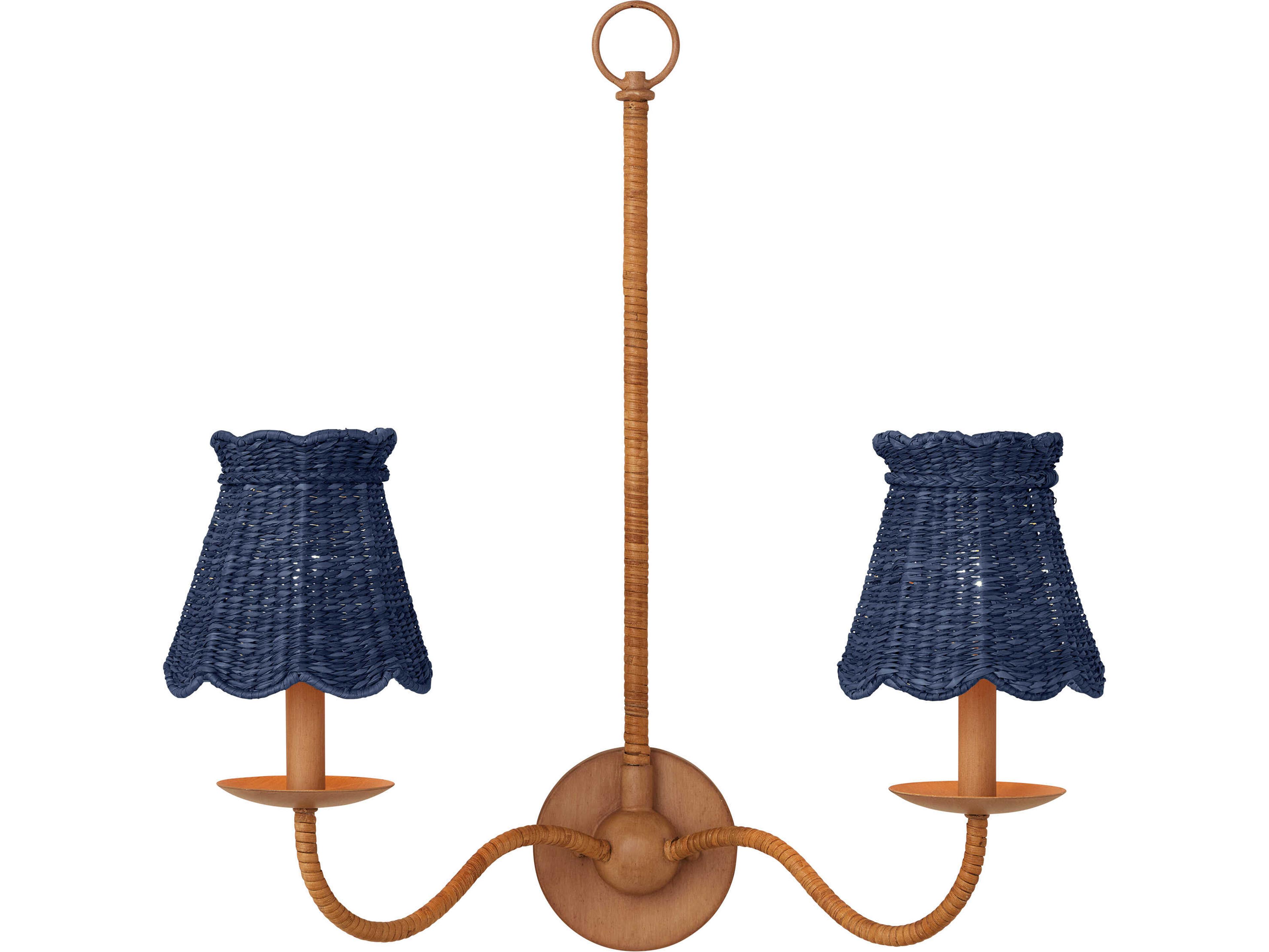 Currey & Company Annabelle Indigo Tapered Shade