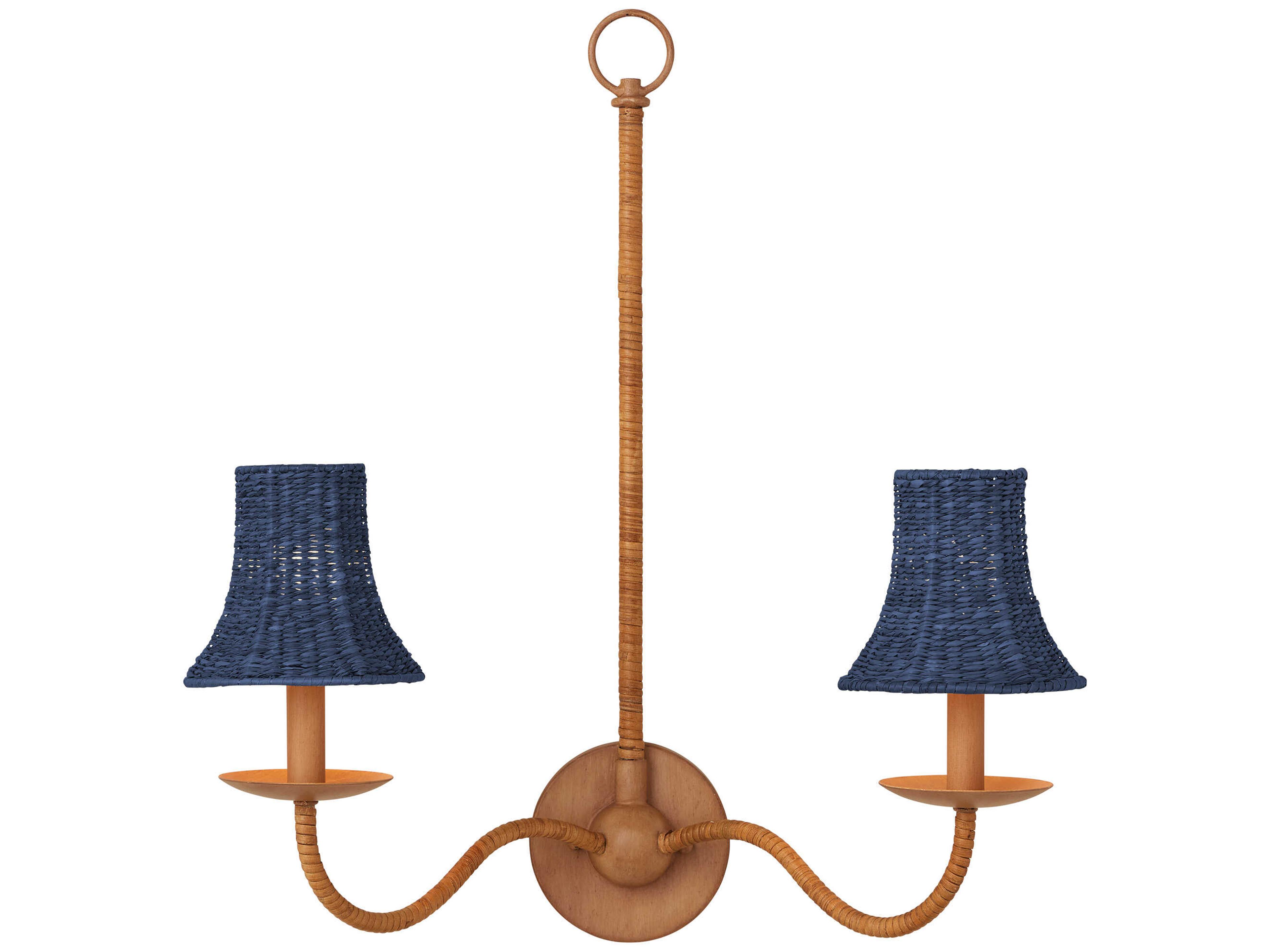 Currey & Company Bell Indigo Shade