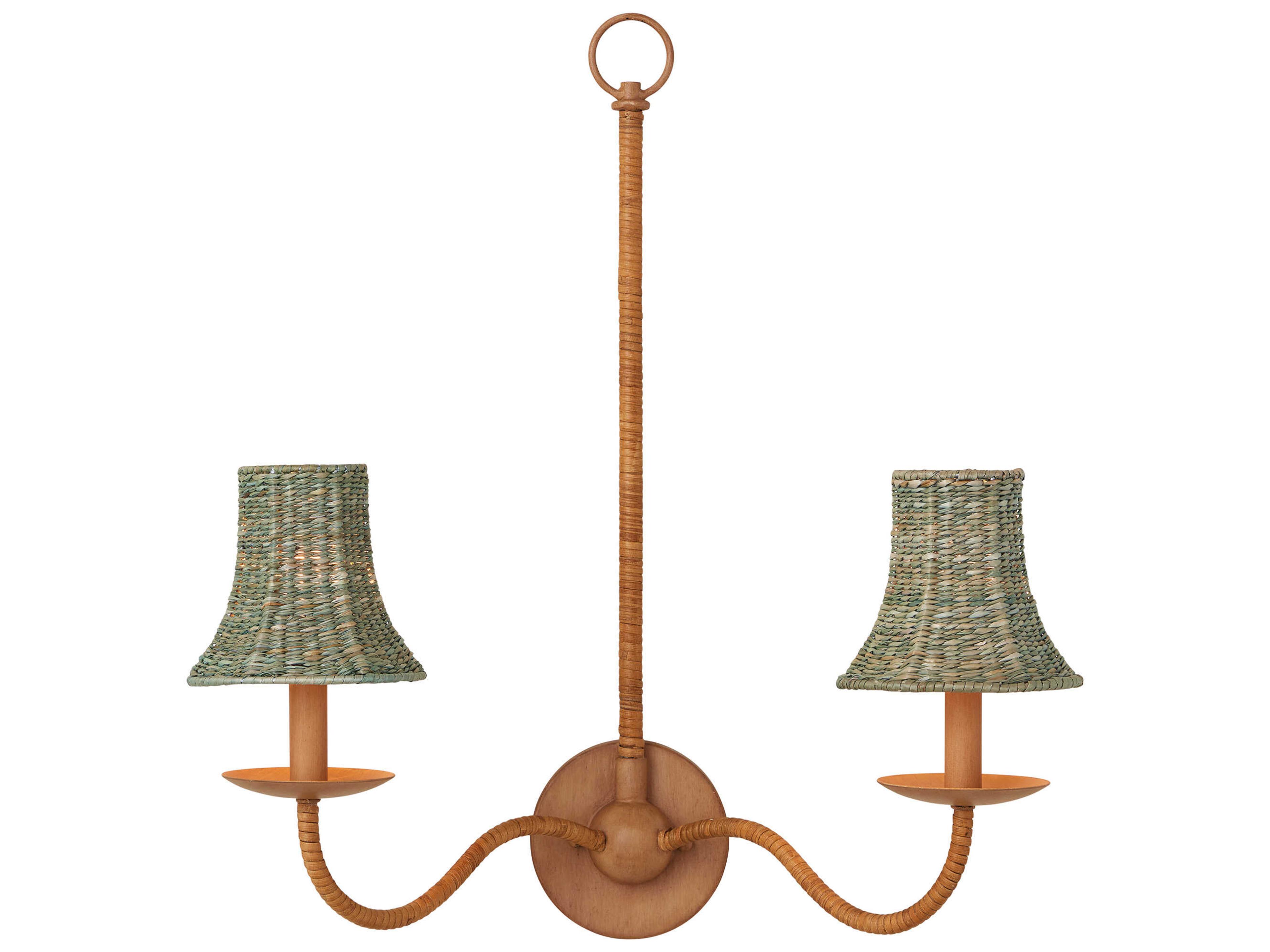 Currey & Company Bell Light Teal Shade