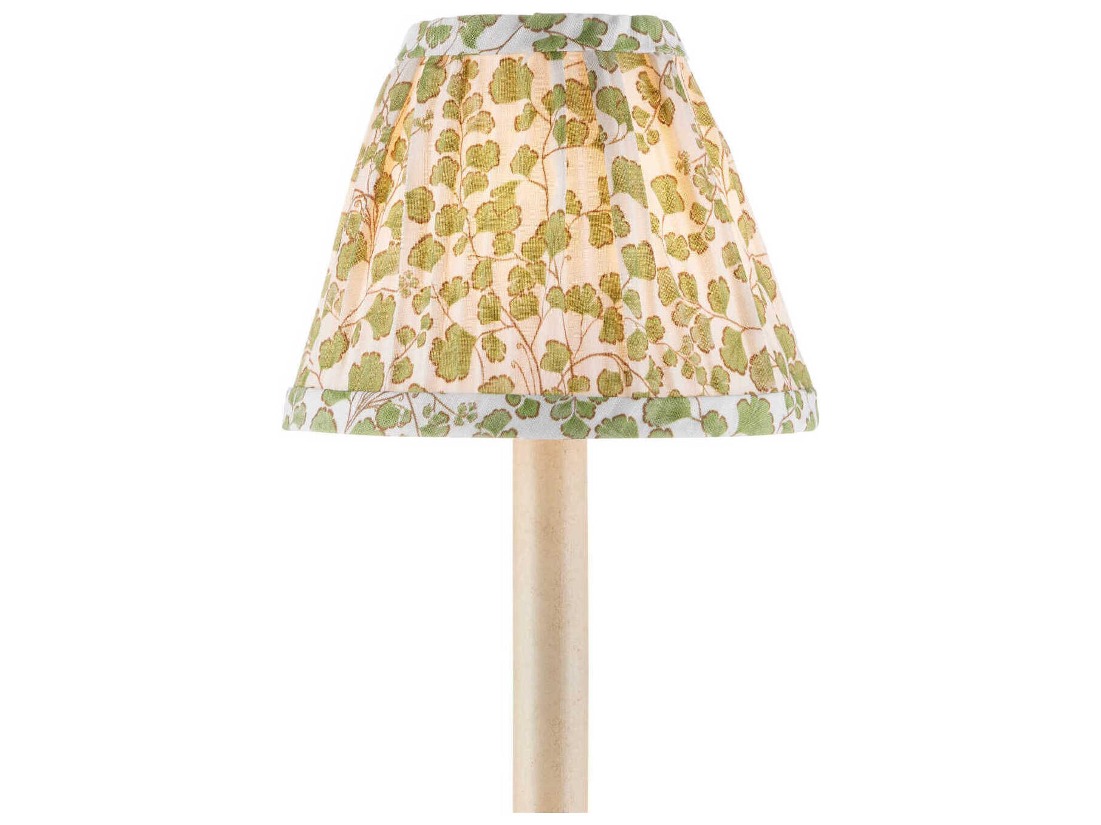 Maiden Fern Green Tapered Chandelier Shade