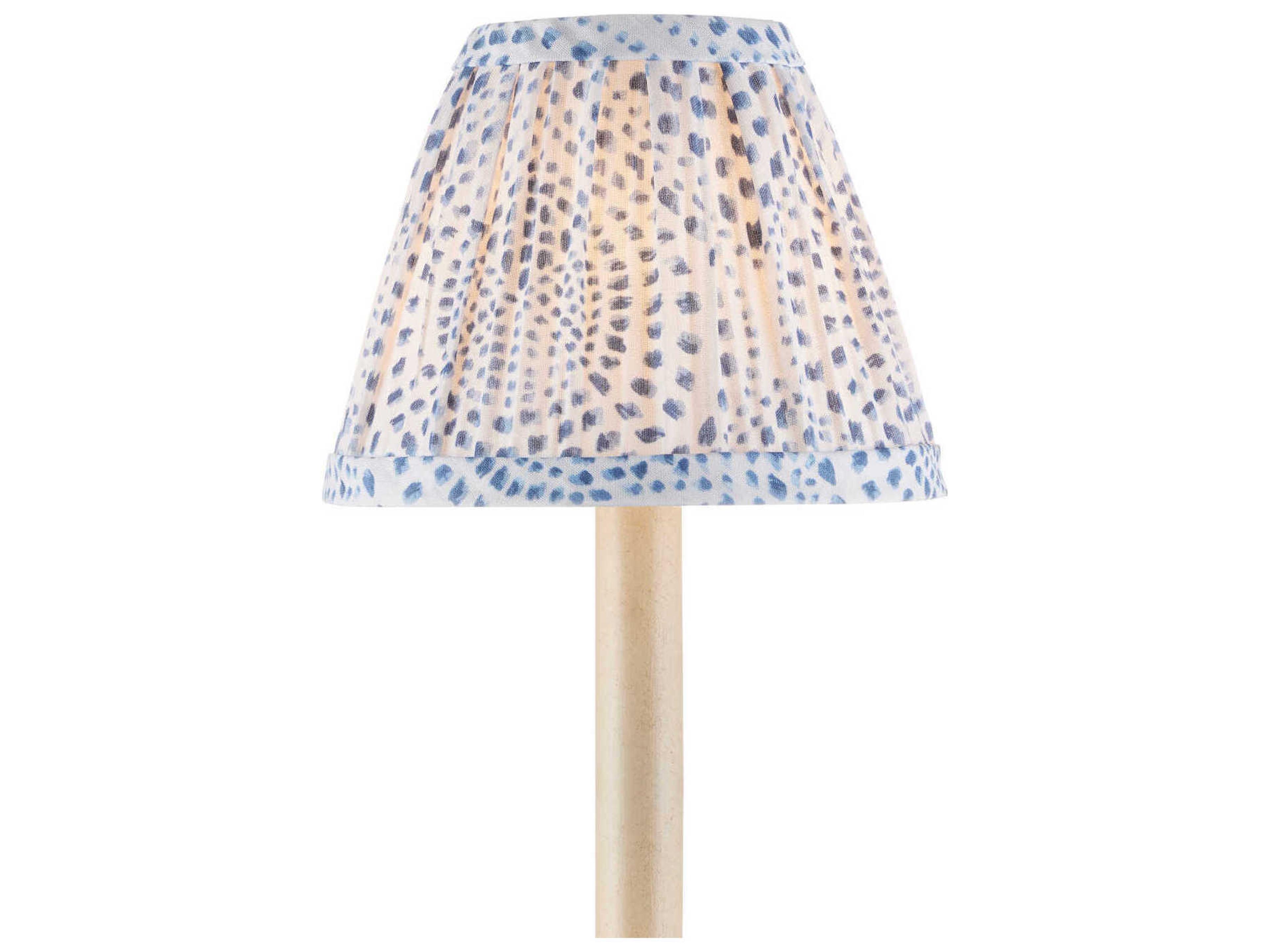 Lenore Blue Tapered Chandelier Shade