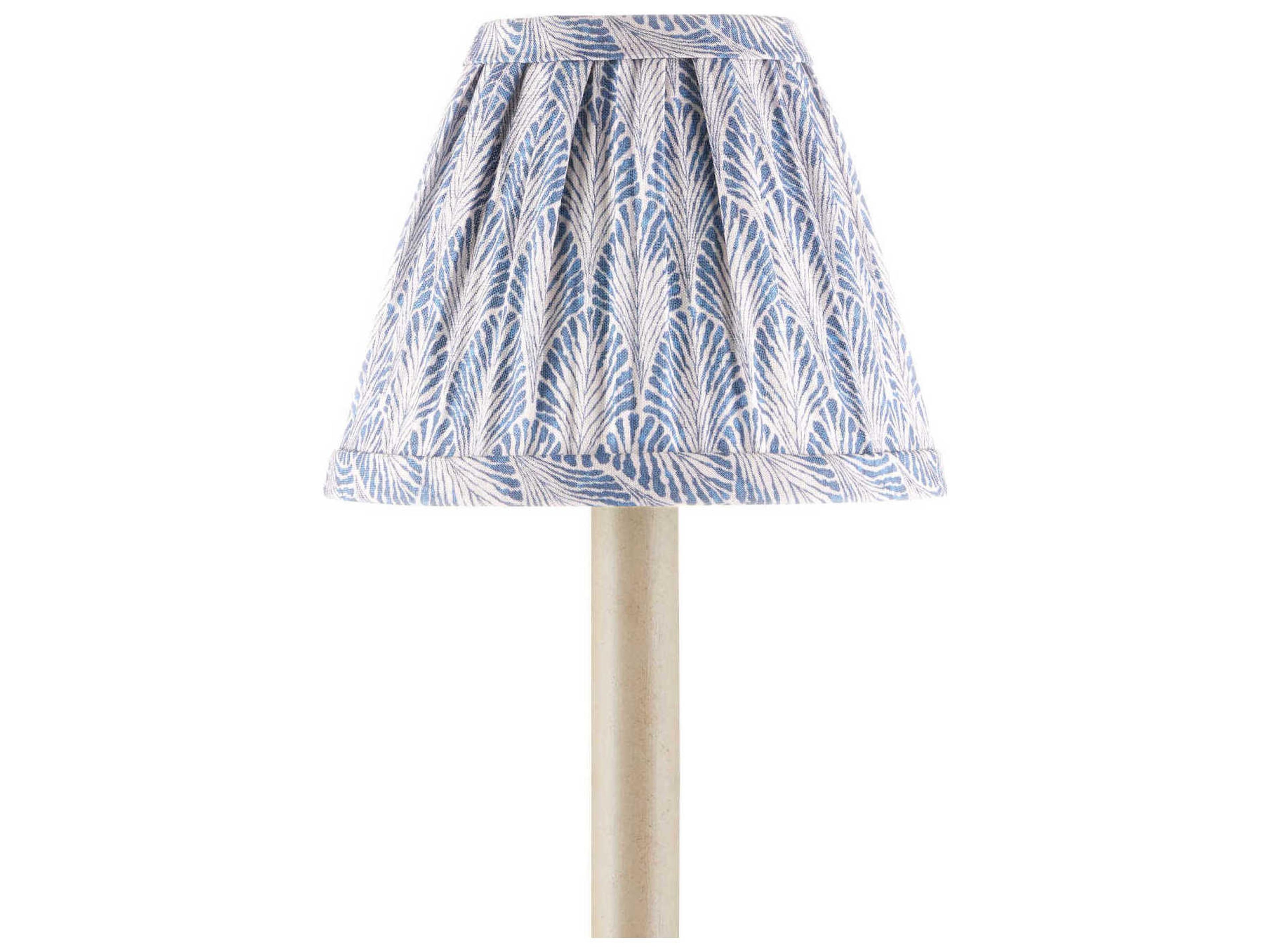 Currey & Company Plume Marine Tapered Chandelier Shade