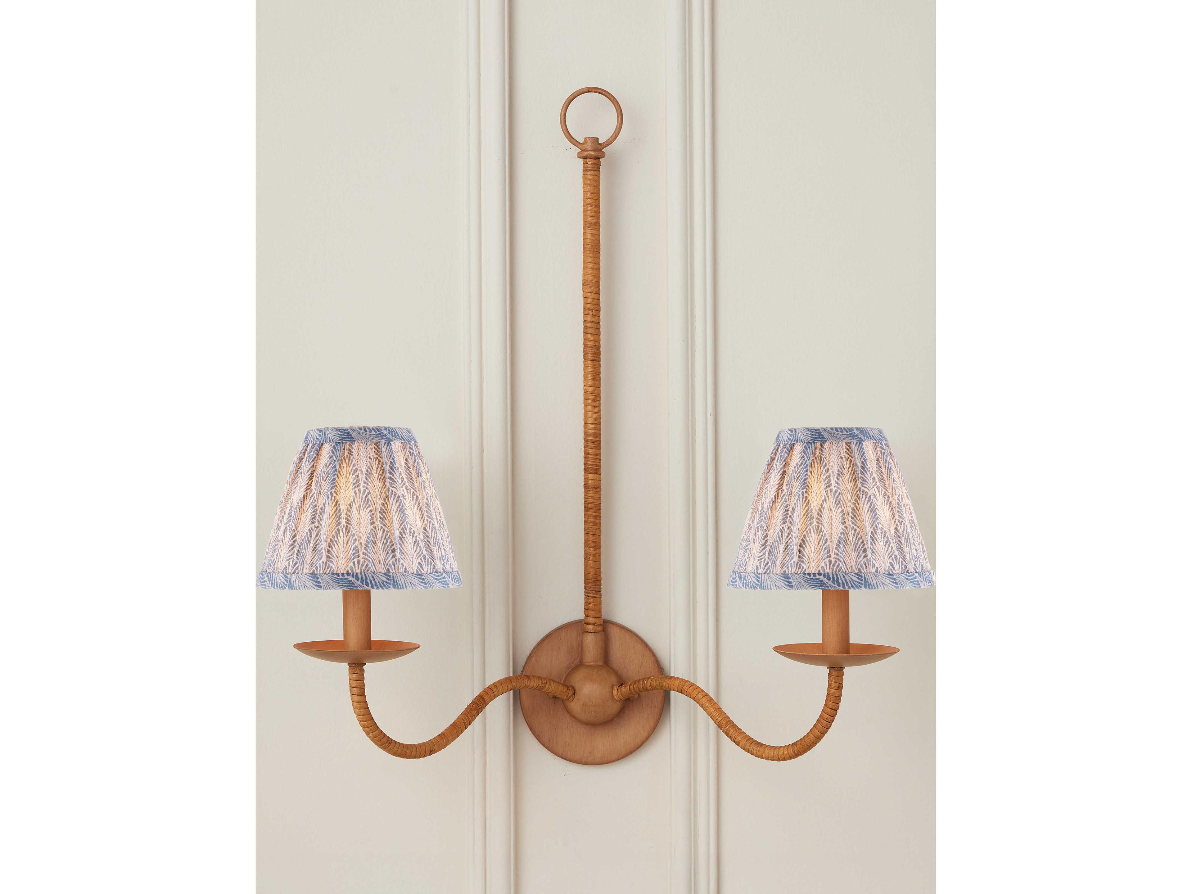 Currey & Company Plume Marine Tapered Chandelier Shade