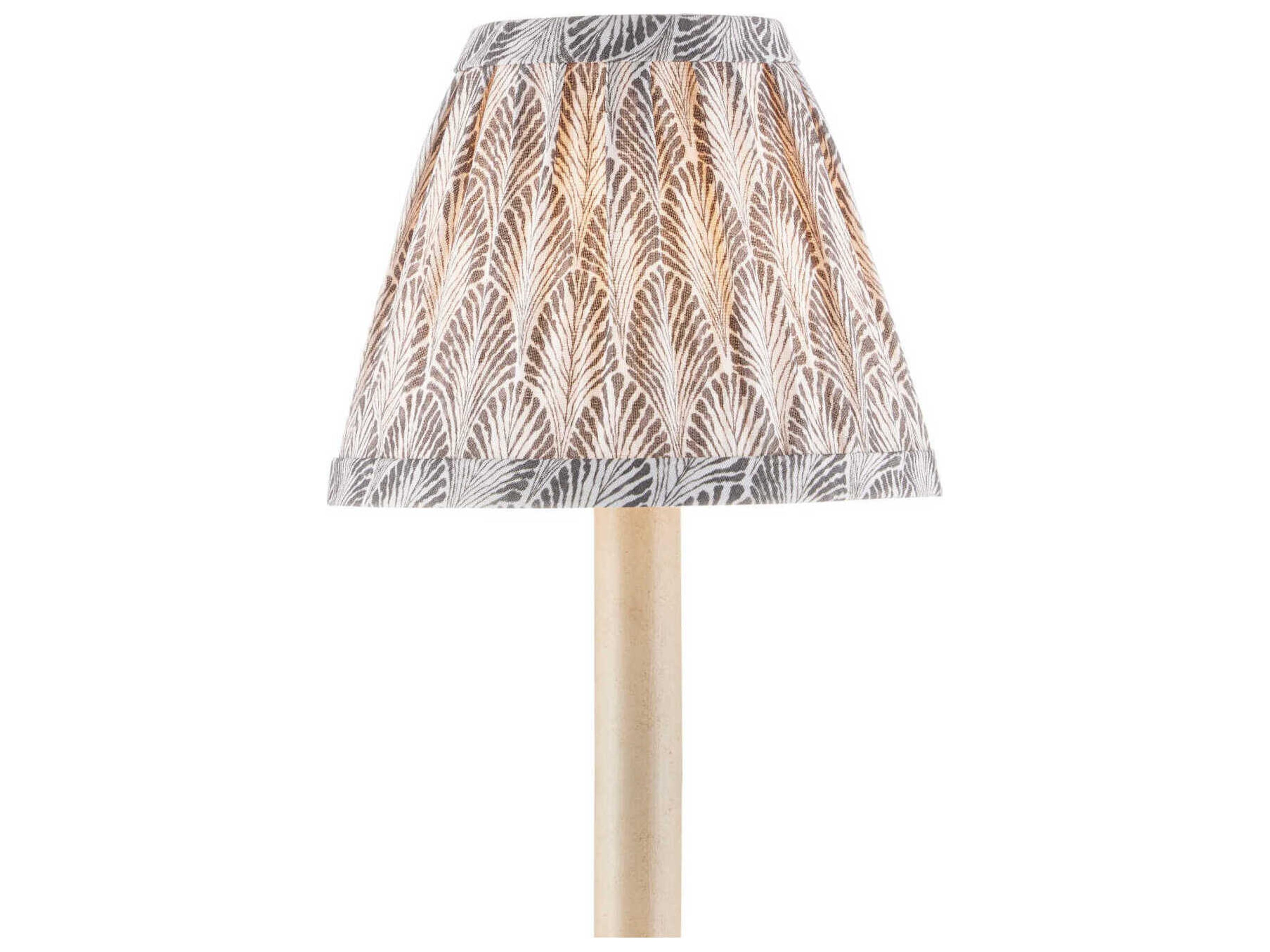 Plume Stone Tapered Chandelier Shade