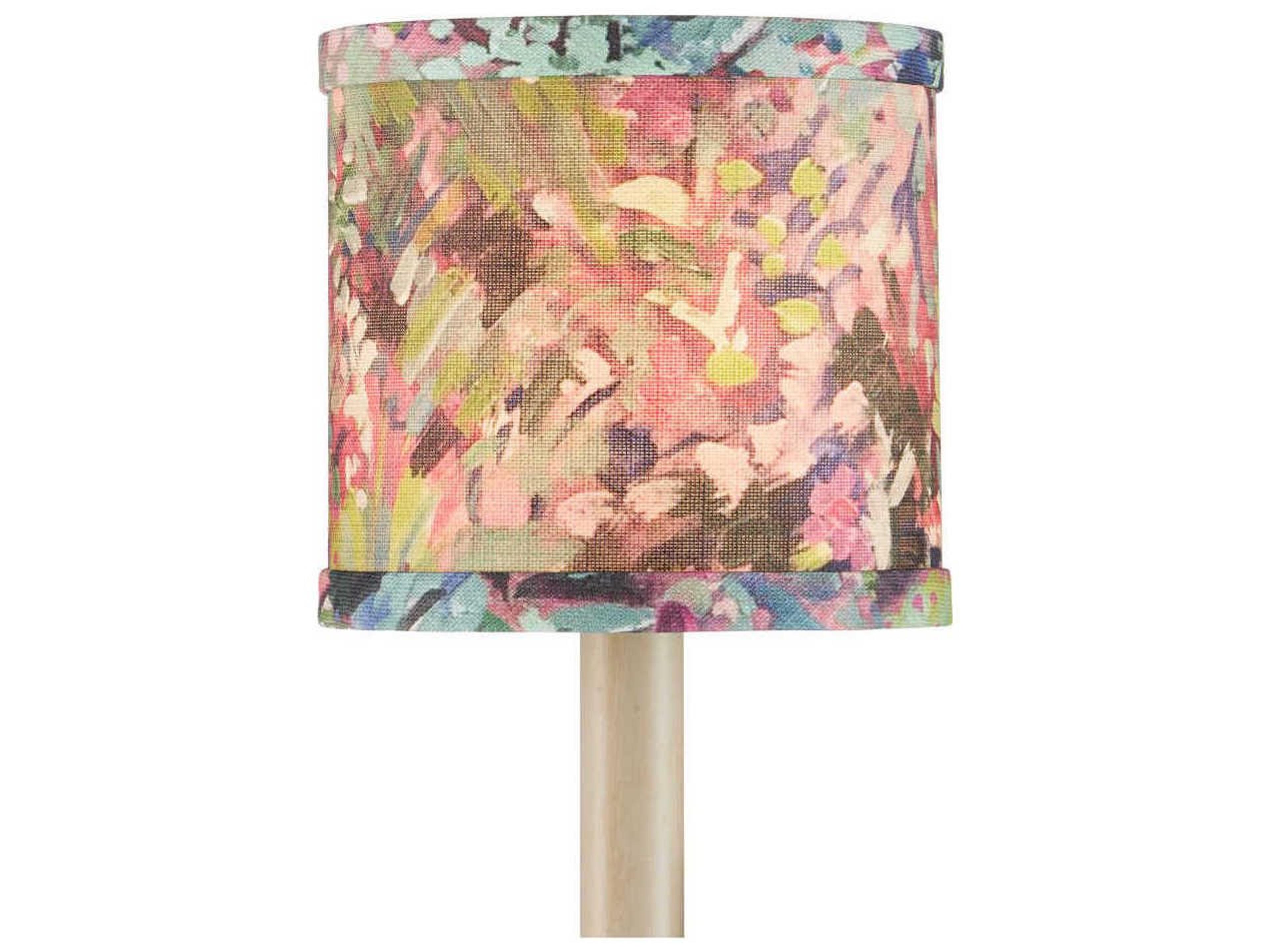 Wildflower Magenta Drum Chandelier Shade