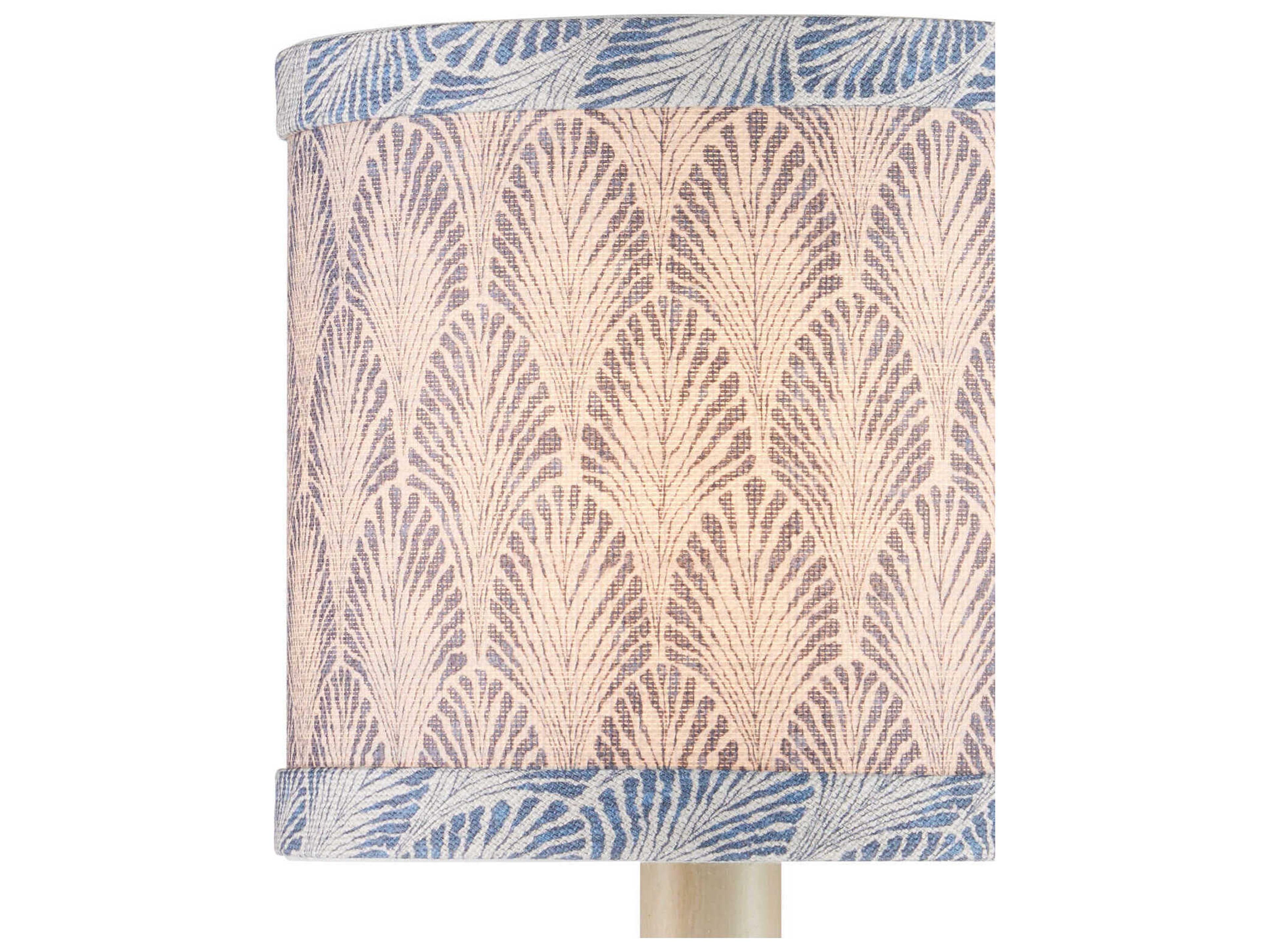 Currey & Company Plume Marine Drum Chandelier Shade