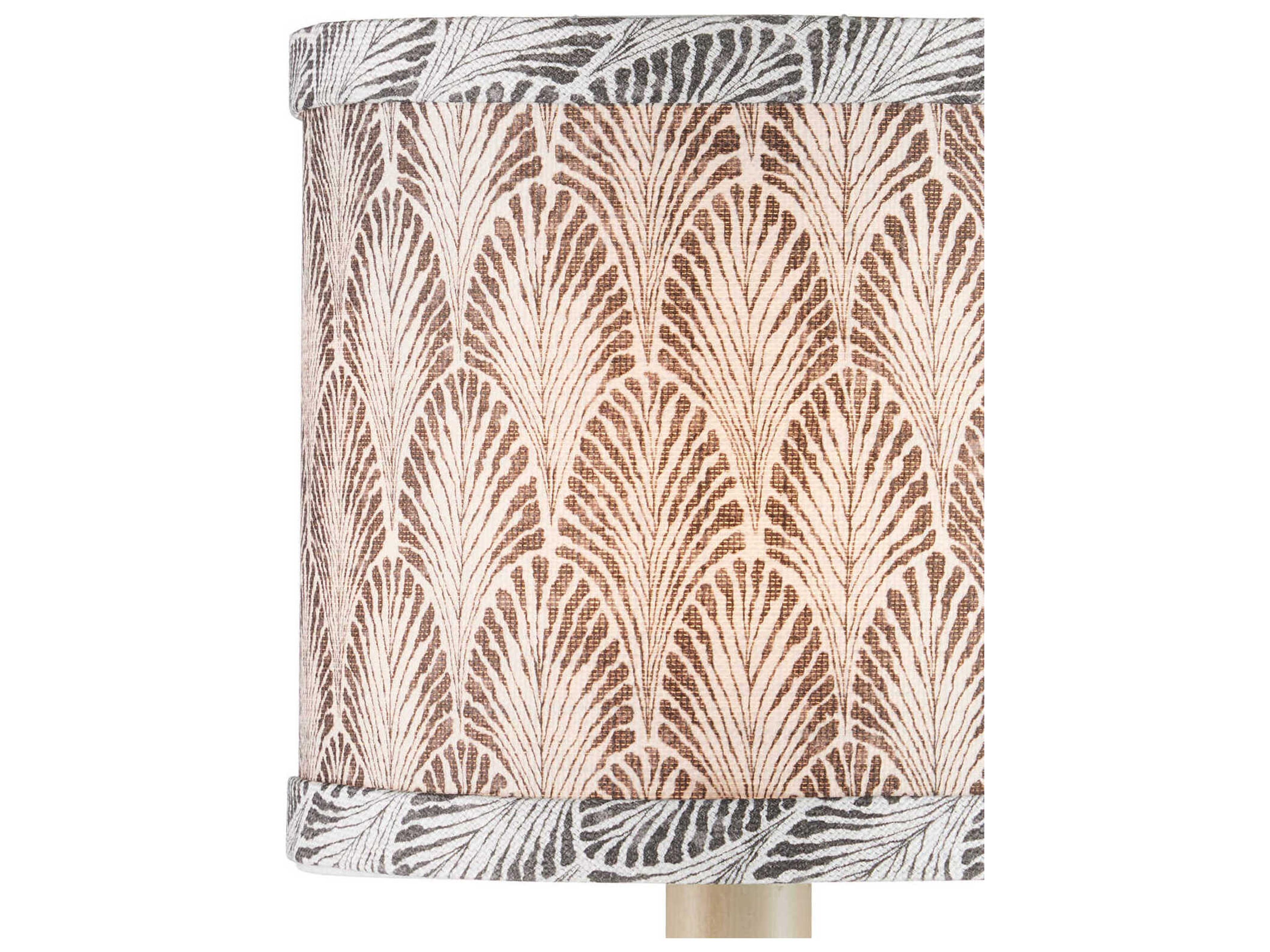 Currey & Company Plume Stone Drum Chandelier Shade