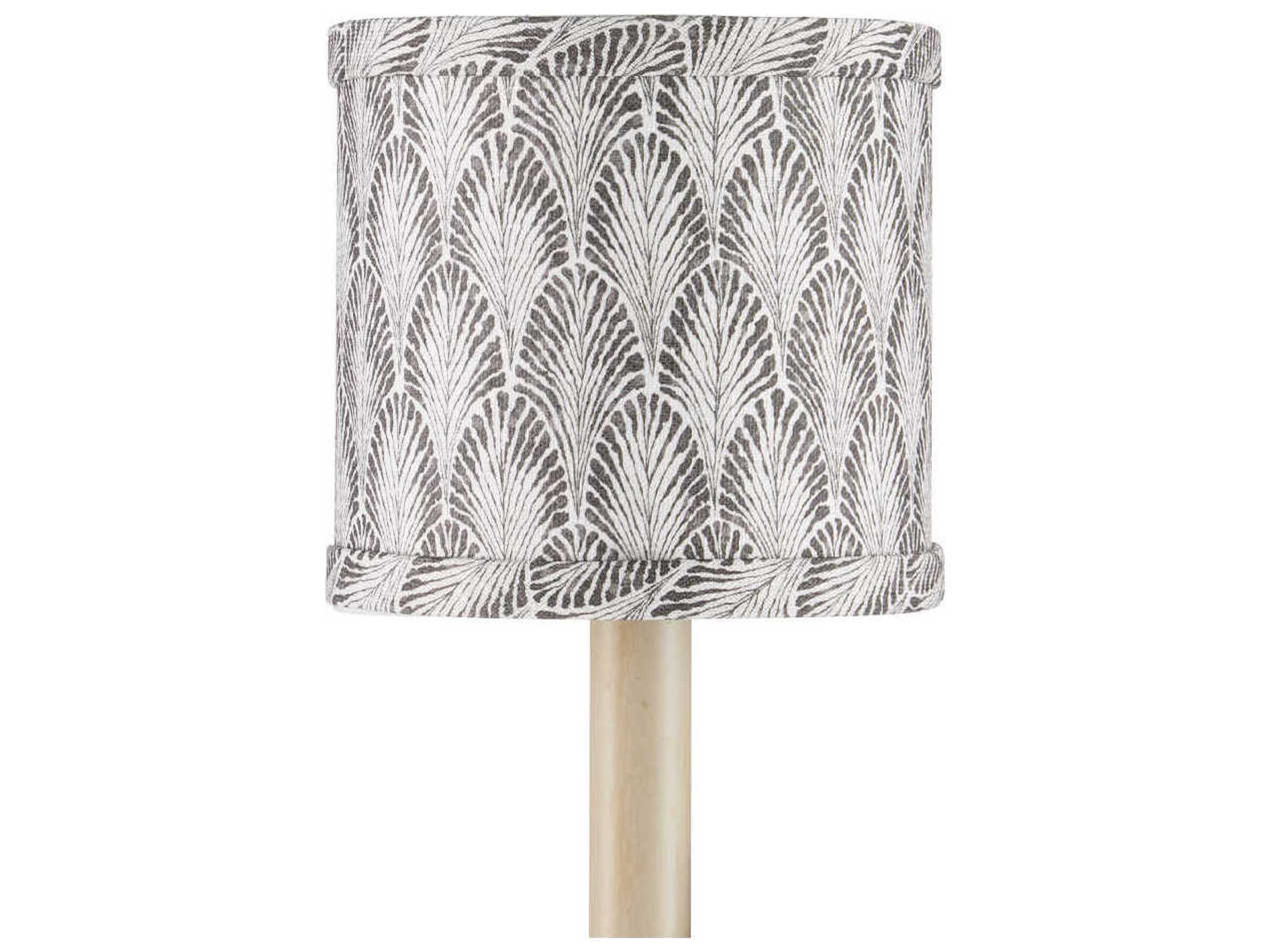 Currey & Company Plume Stone Drum Chandelier Shade