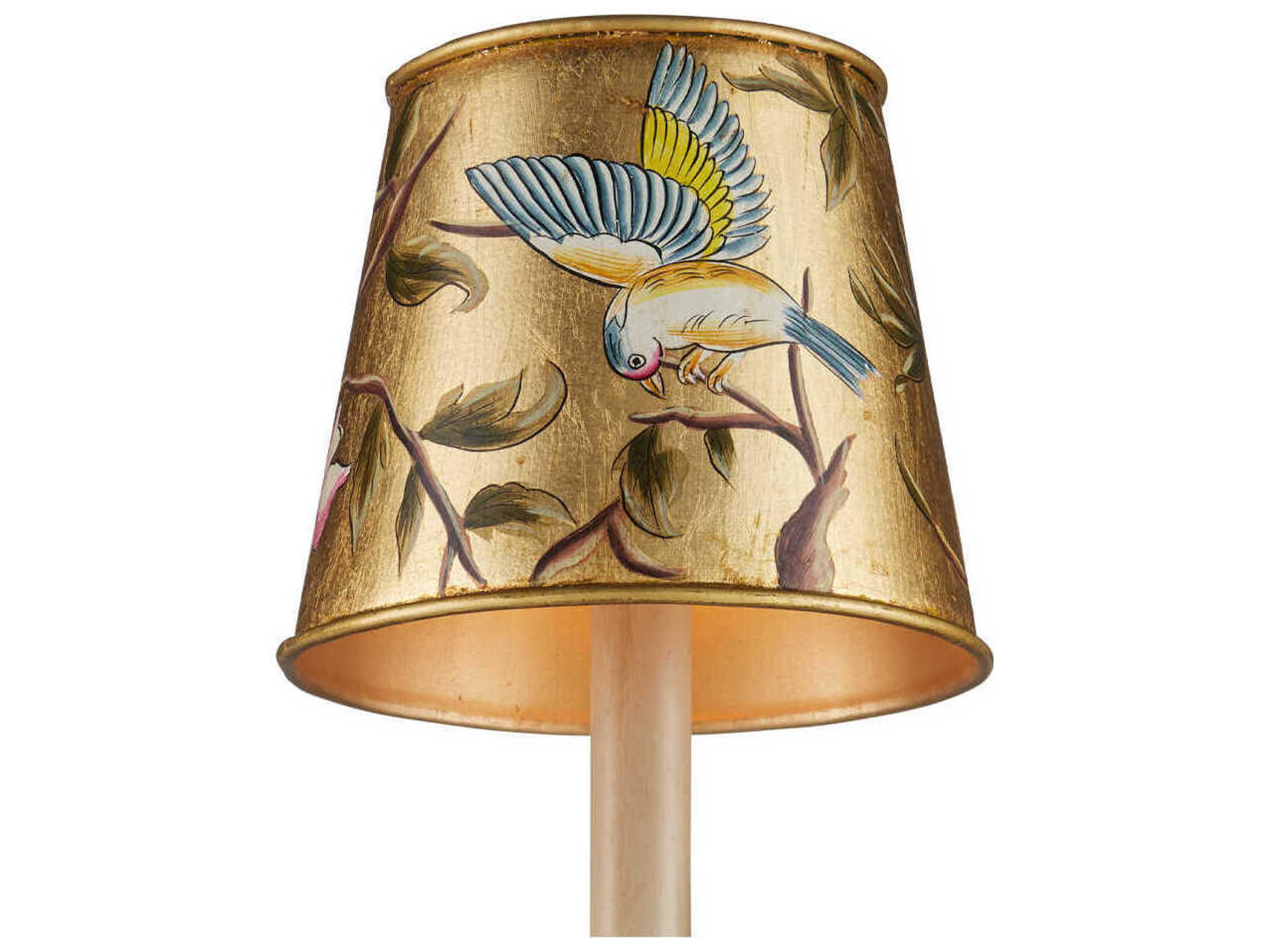 Currey & Company Victoria Gold Tapered Chandelier Shade