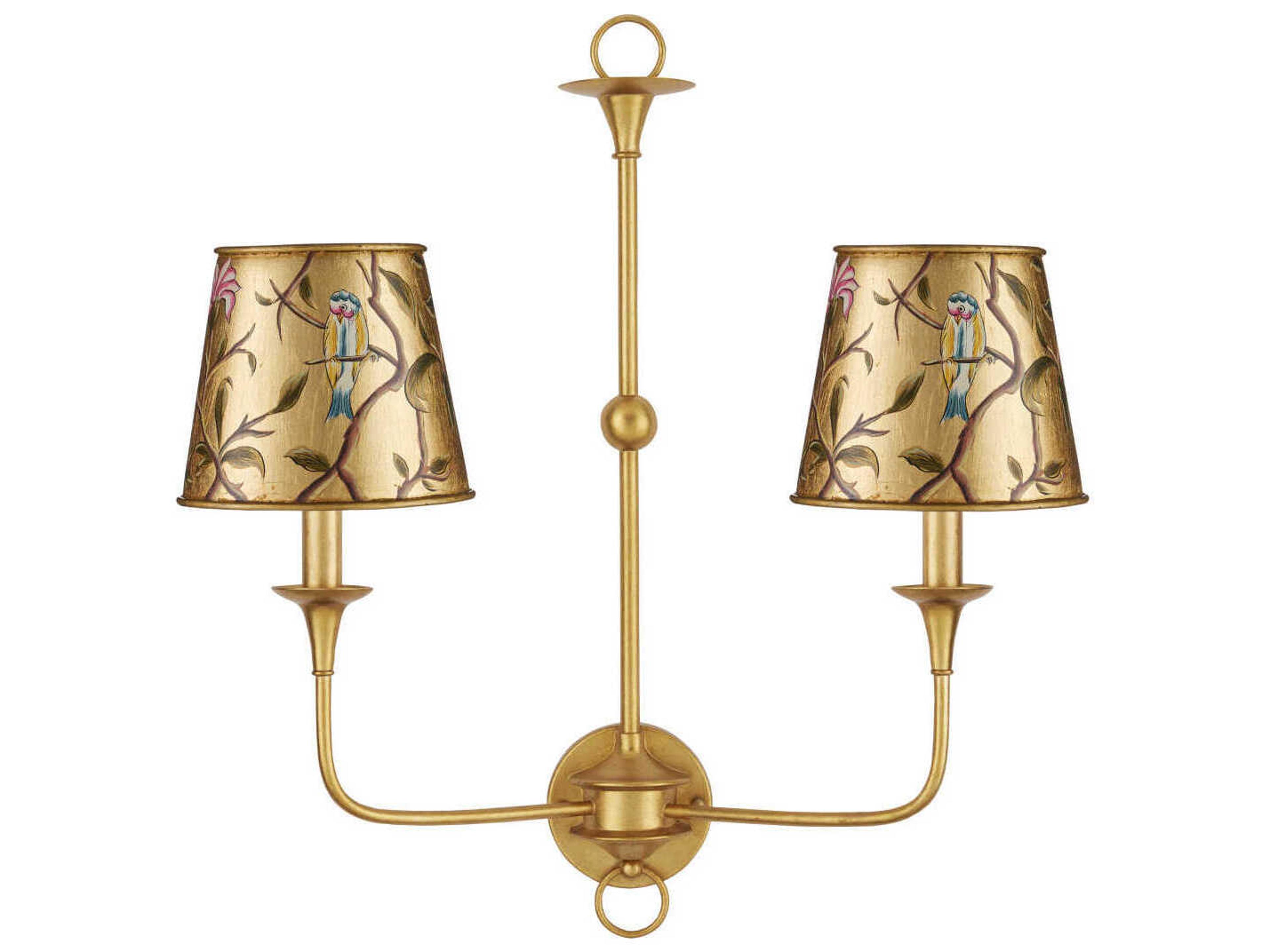 Currey & Company Victoria Gold Tapered Chandelier Shade