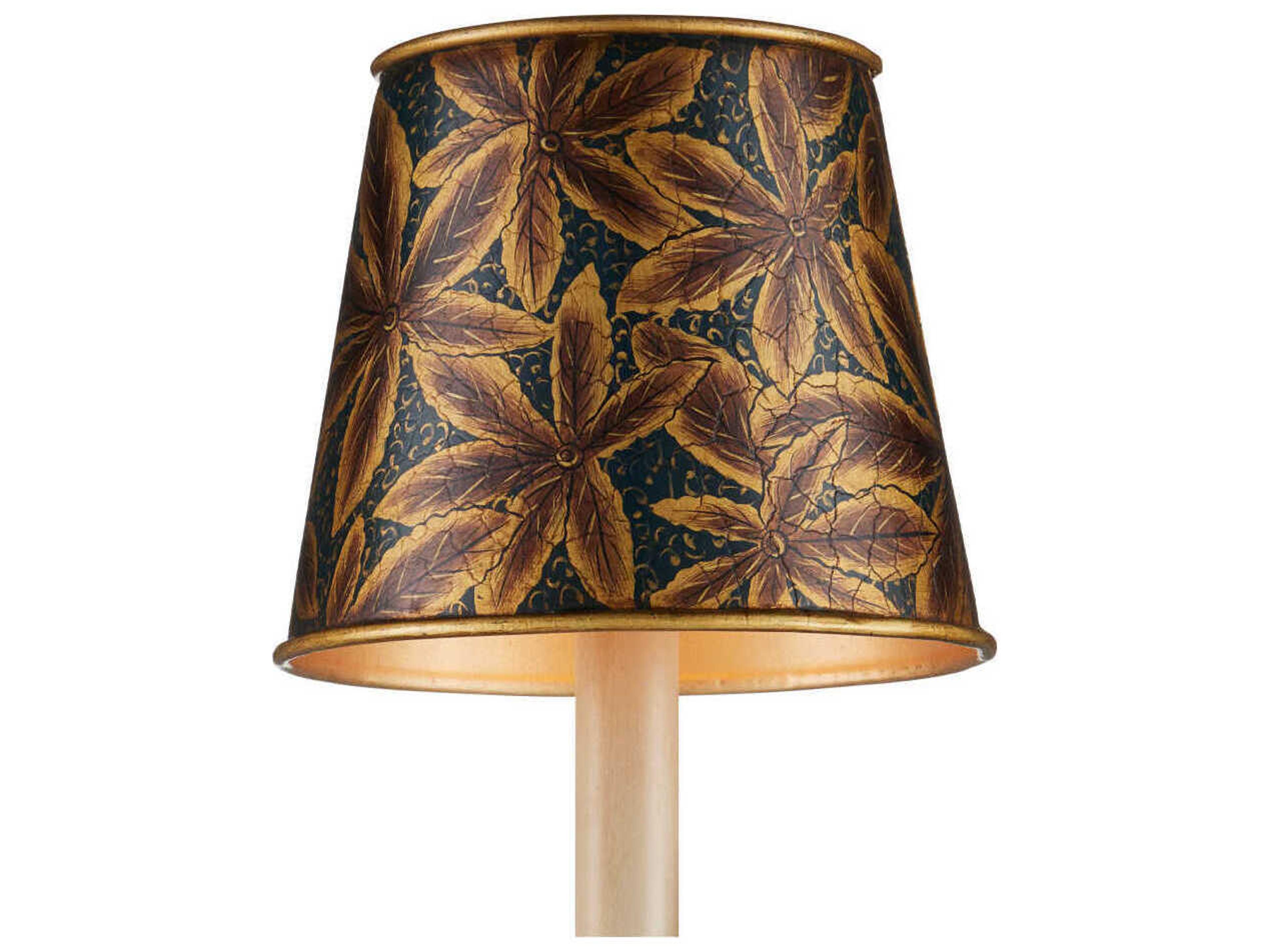 Currey & Company Castagno Blue Tapered Chandelier Shade