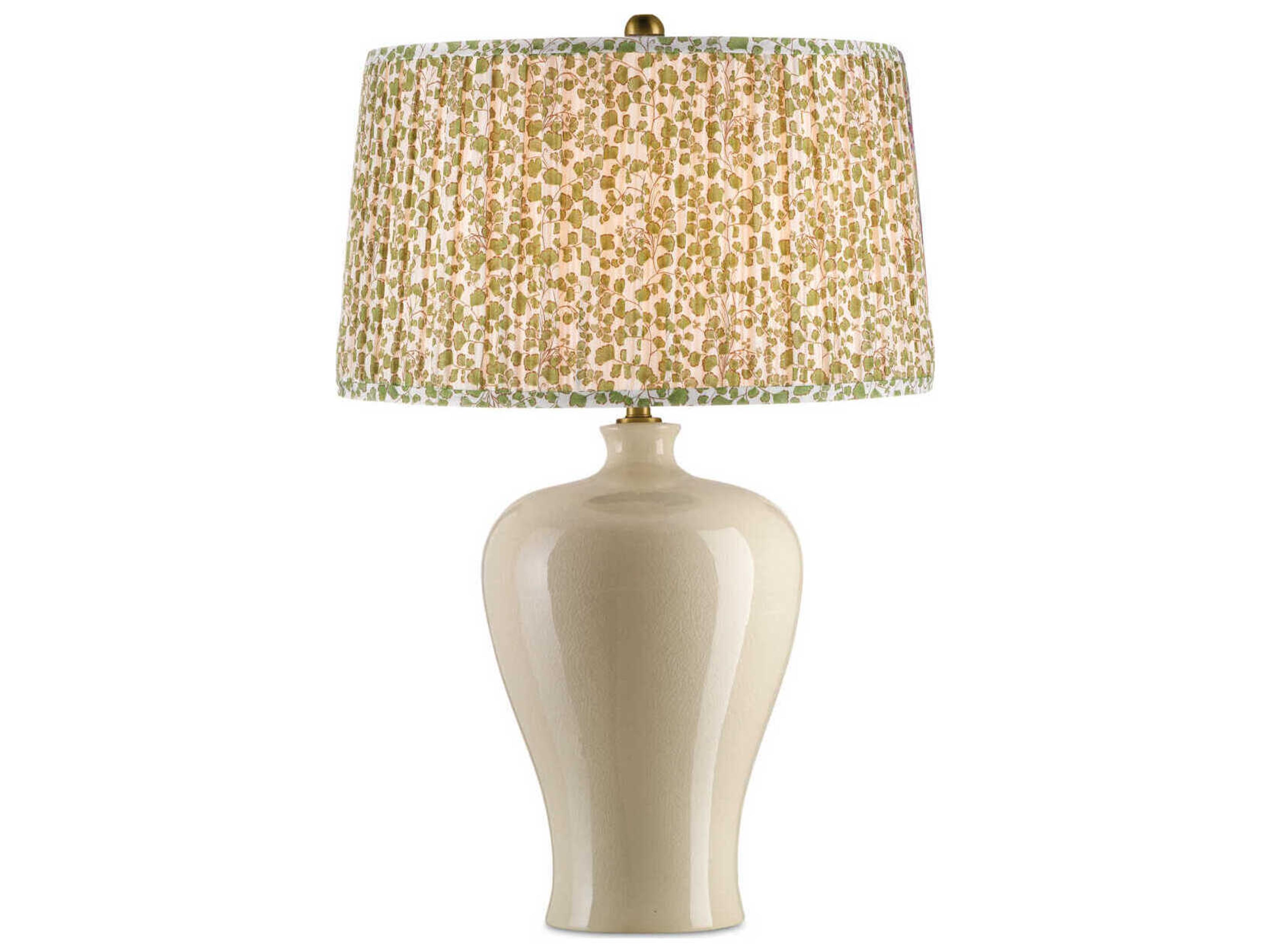 Currey & Company Maiden Fern Green Tapered Lamp Shade
