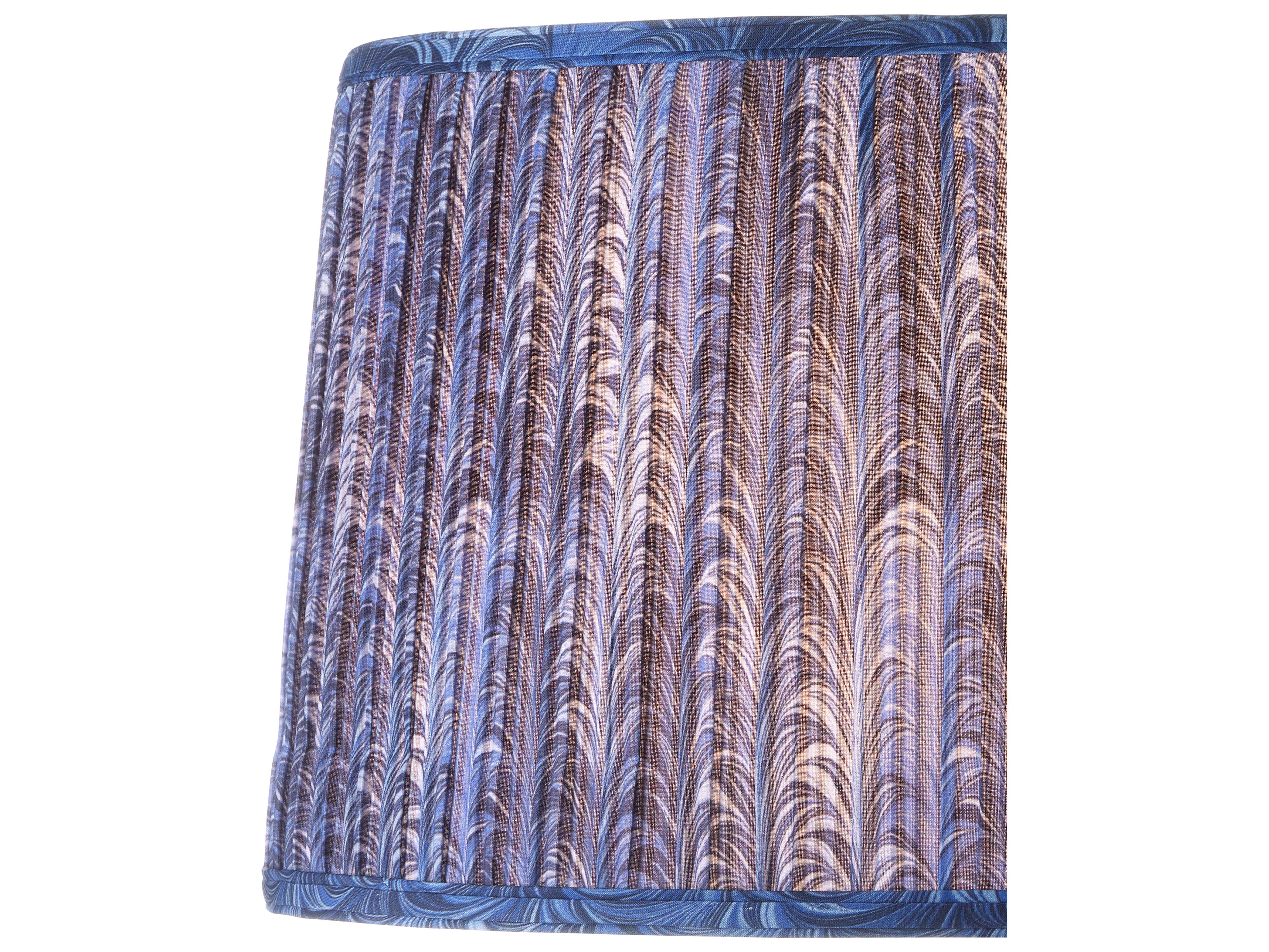 Currey & Company Pembrook Blue Tapered Lamp Shade