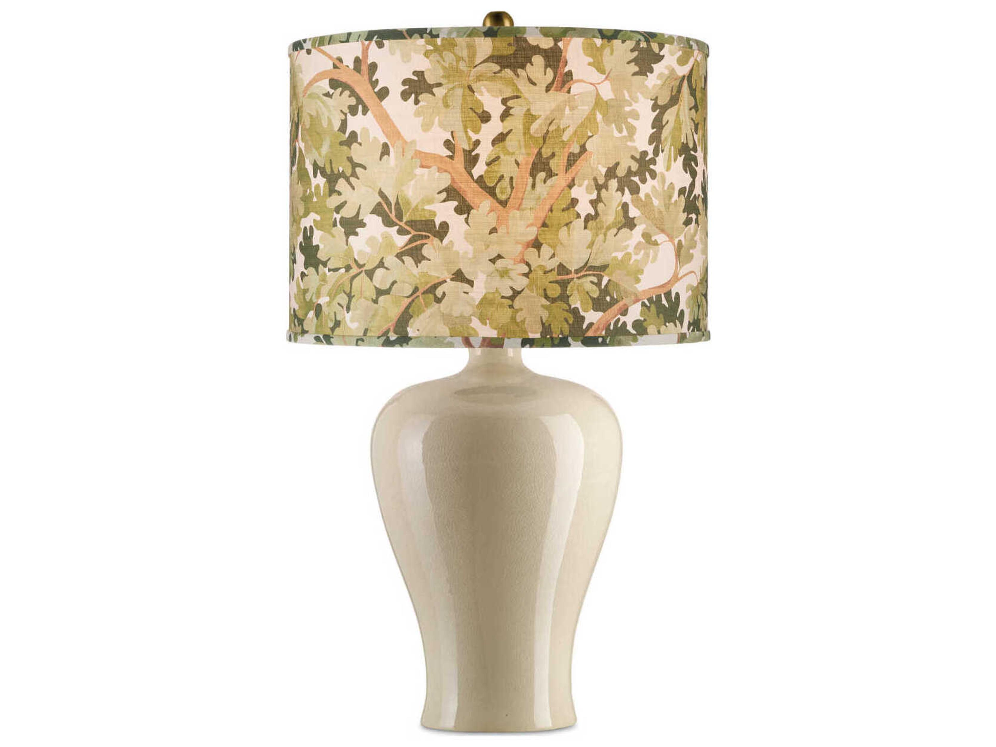 Currey & Company Woodland Green Drum Lamp Shade