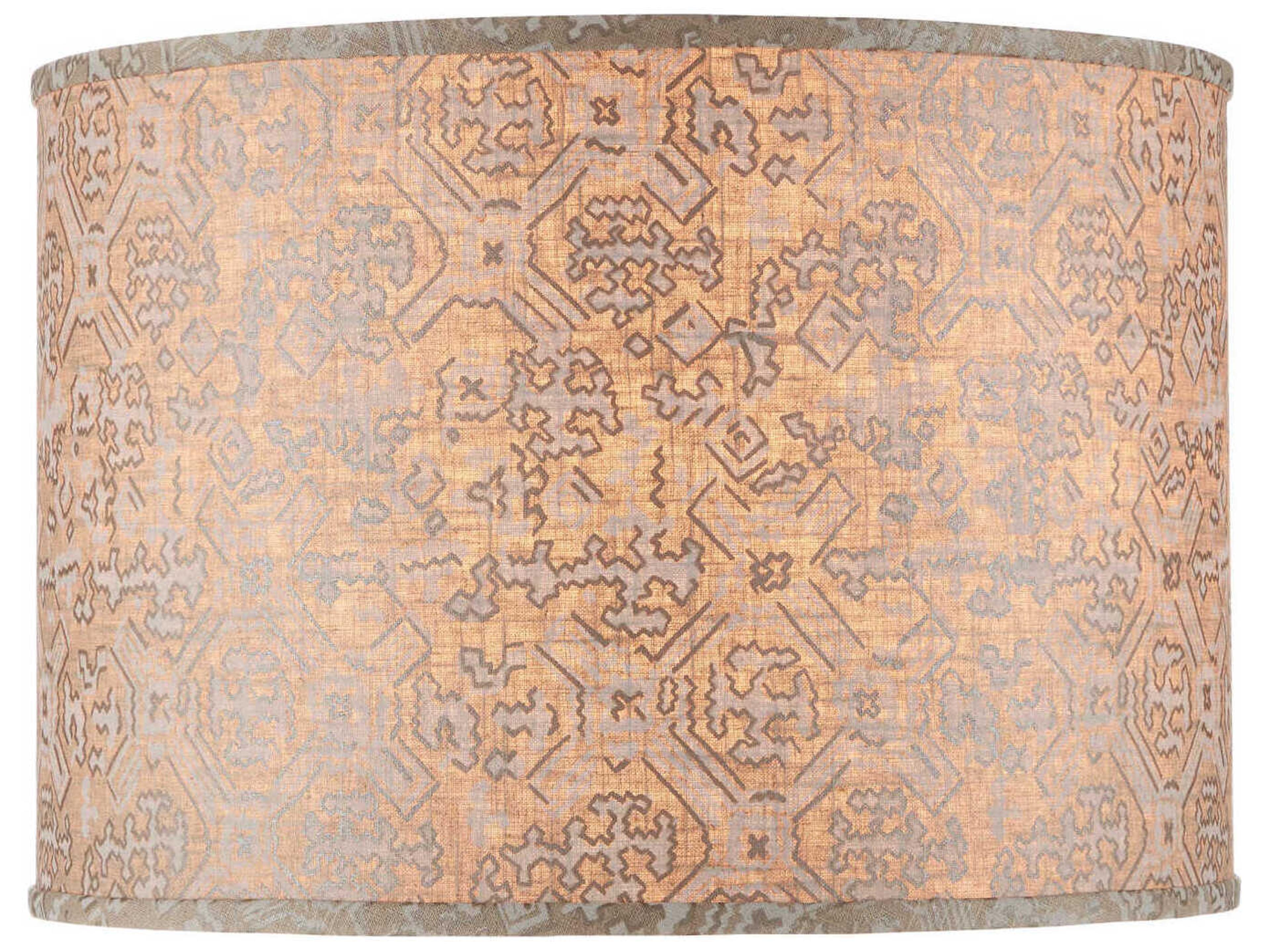 Nomad Beige Drum Lamp Shade