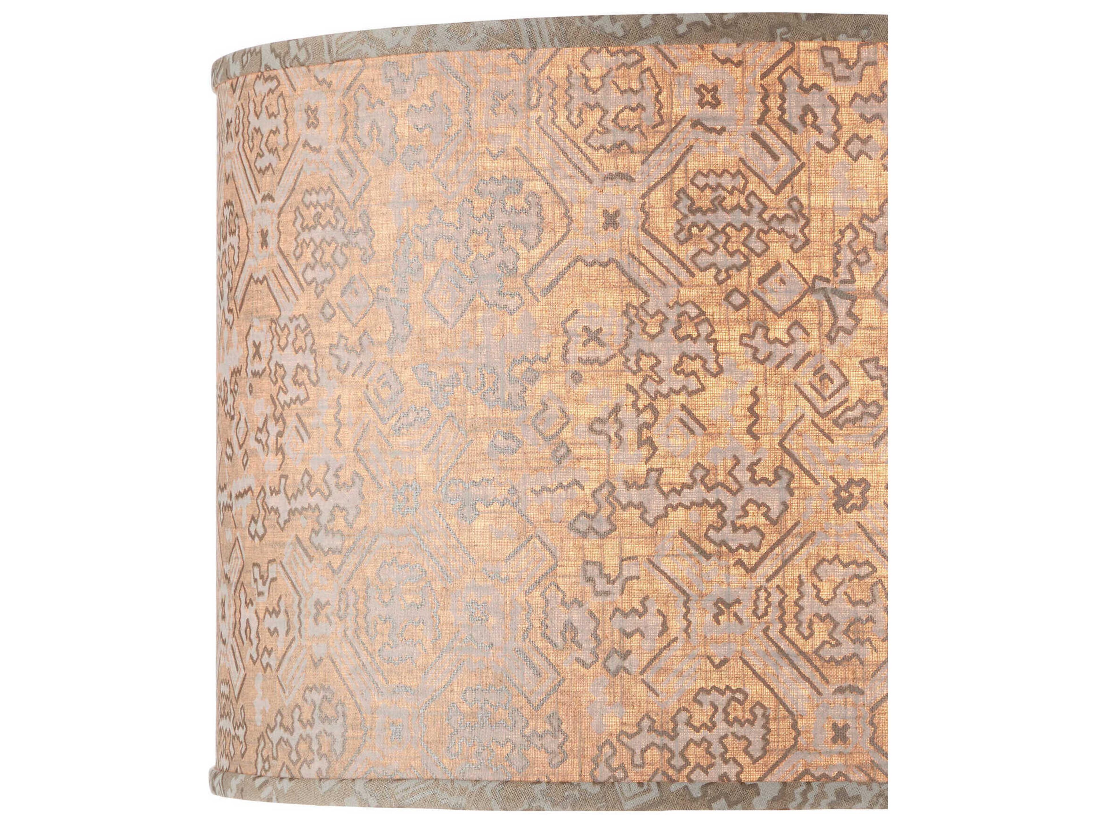 Currey & Company Nomad Beige Drum Lamp Shade