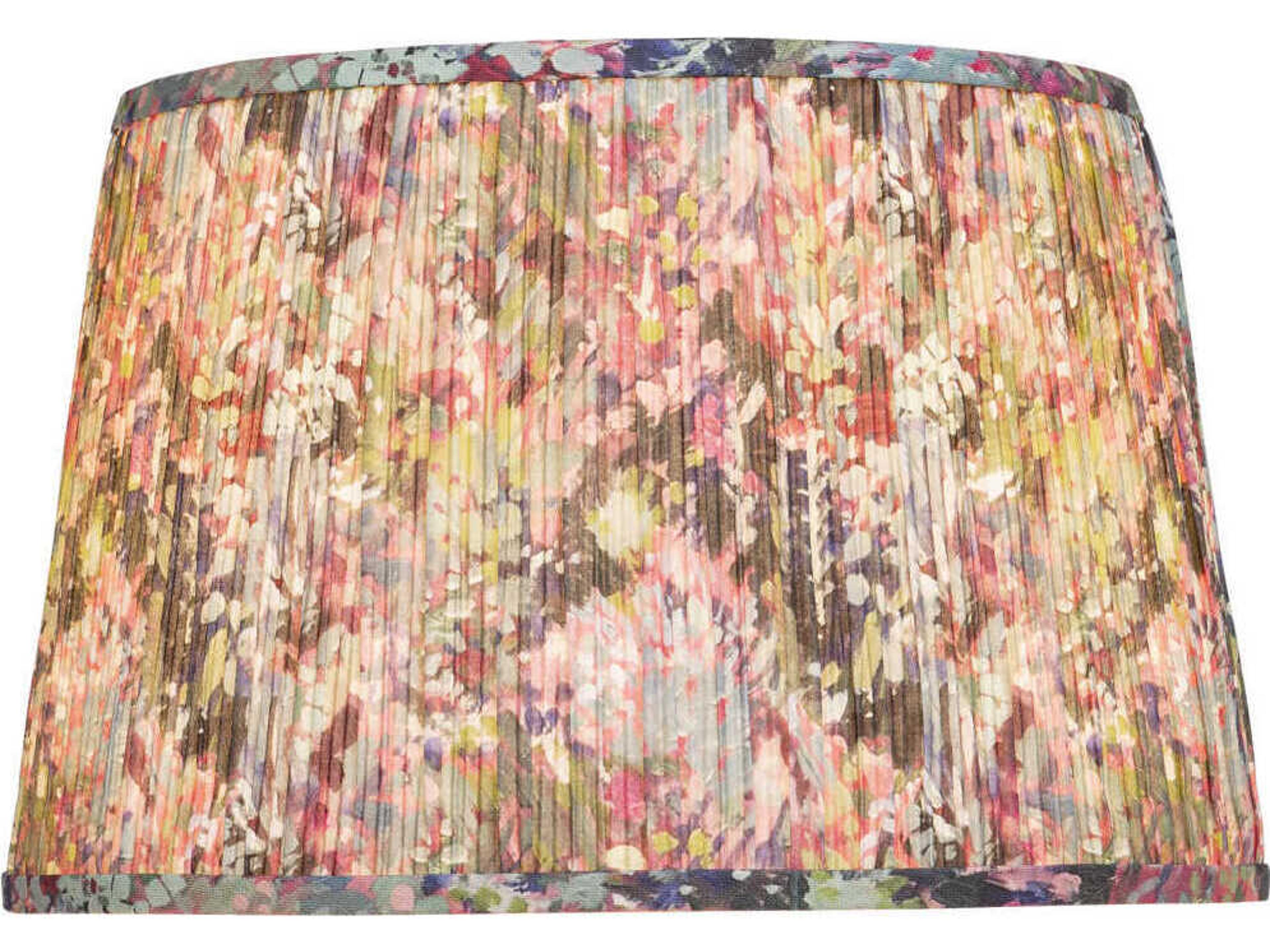 Wildflower Magenta Medium Tapered Lamp Shade