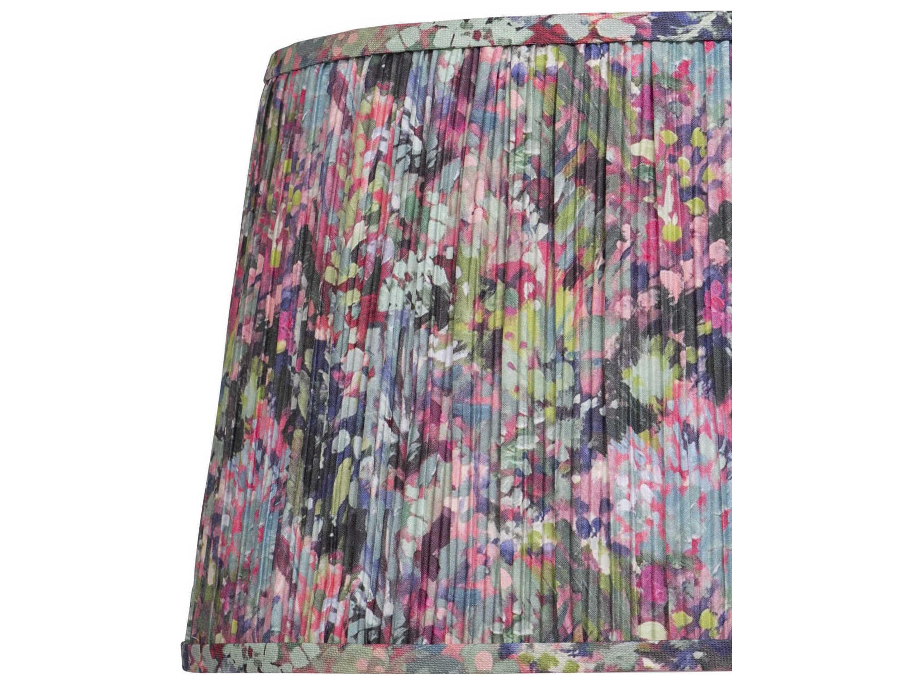 Currey & Company Wildflower Magenta Medium Tapered Lamp Shade