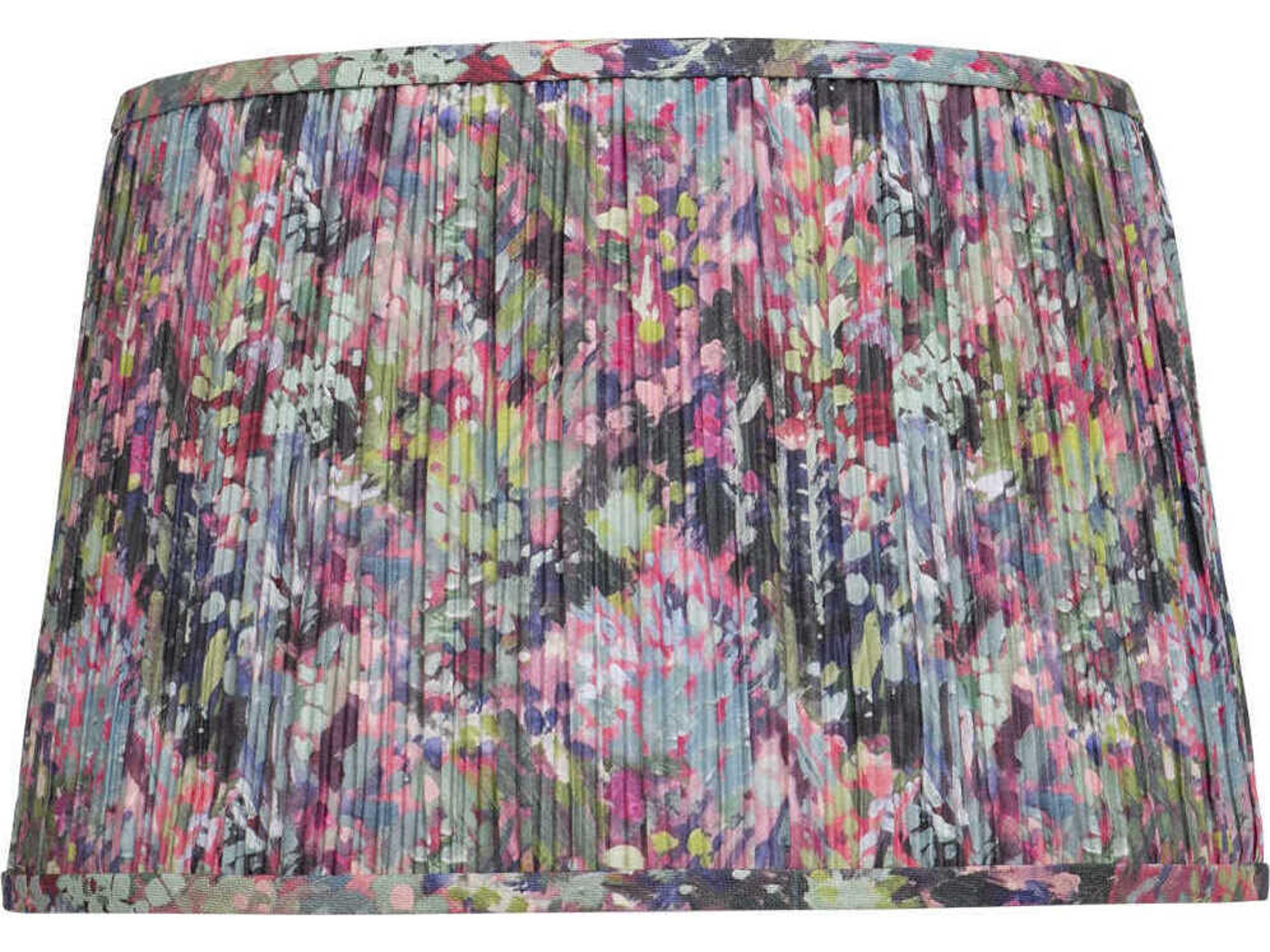 Currey & Company Wildflower Magenta Medium Tapered Lamp Shade