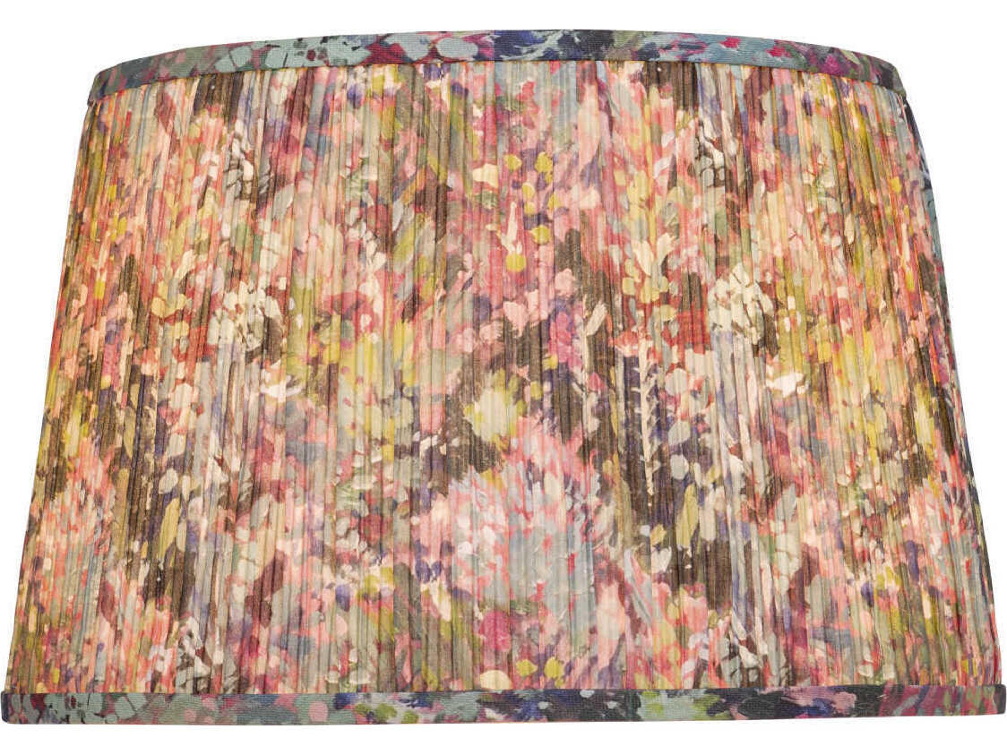 Currey & Company Wildflower Magenta Medium Tapered Lamp Shade