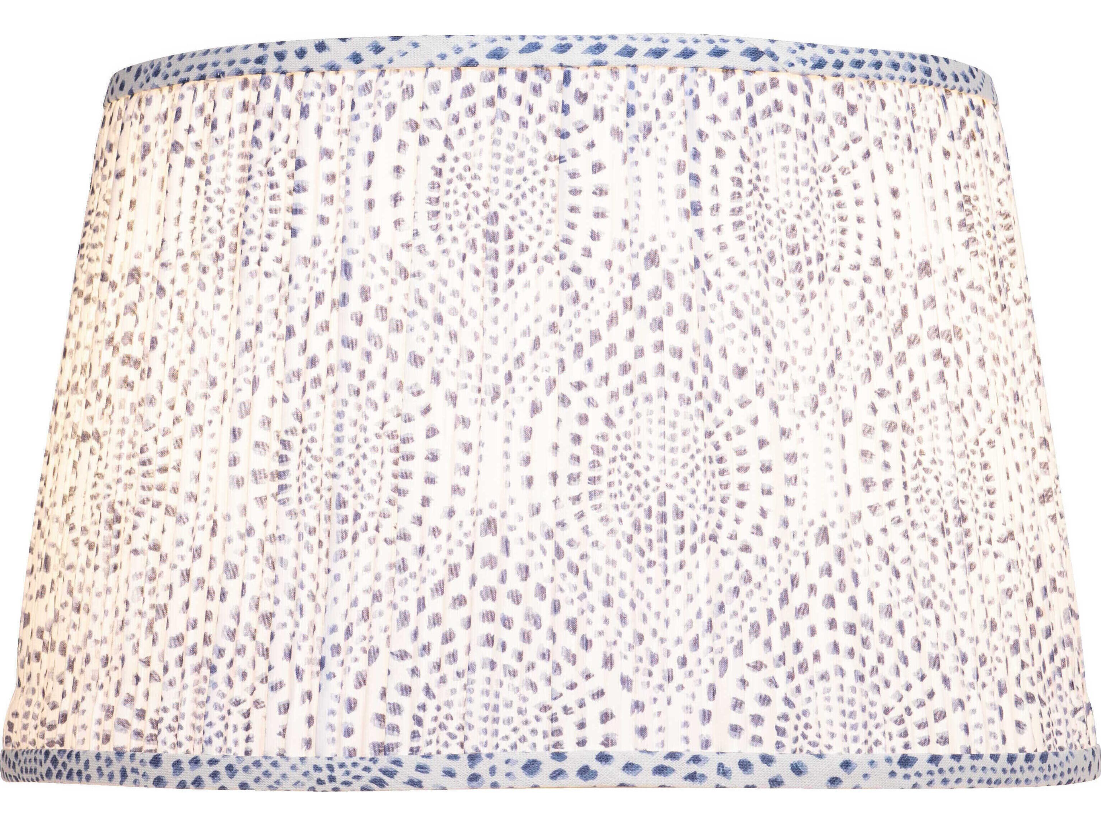 Lenore Blue Medium Tapered Lamp Shade