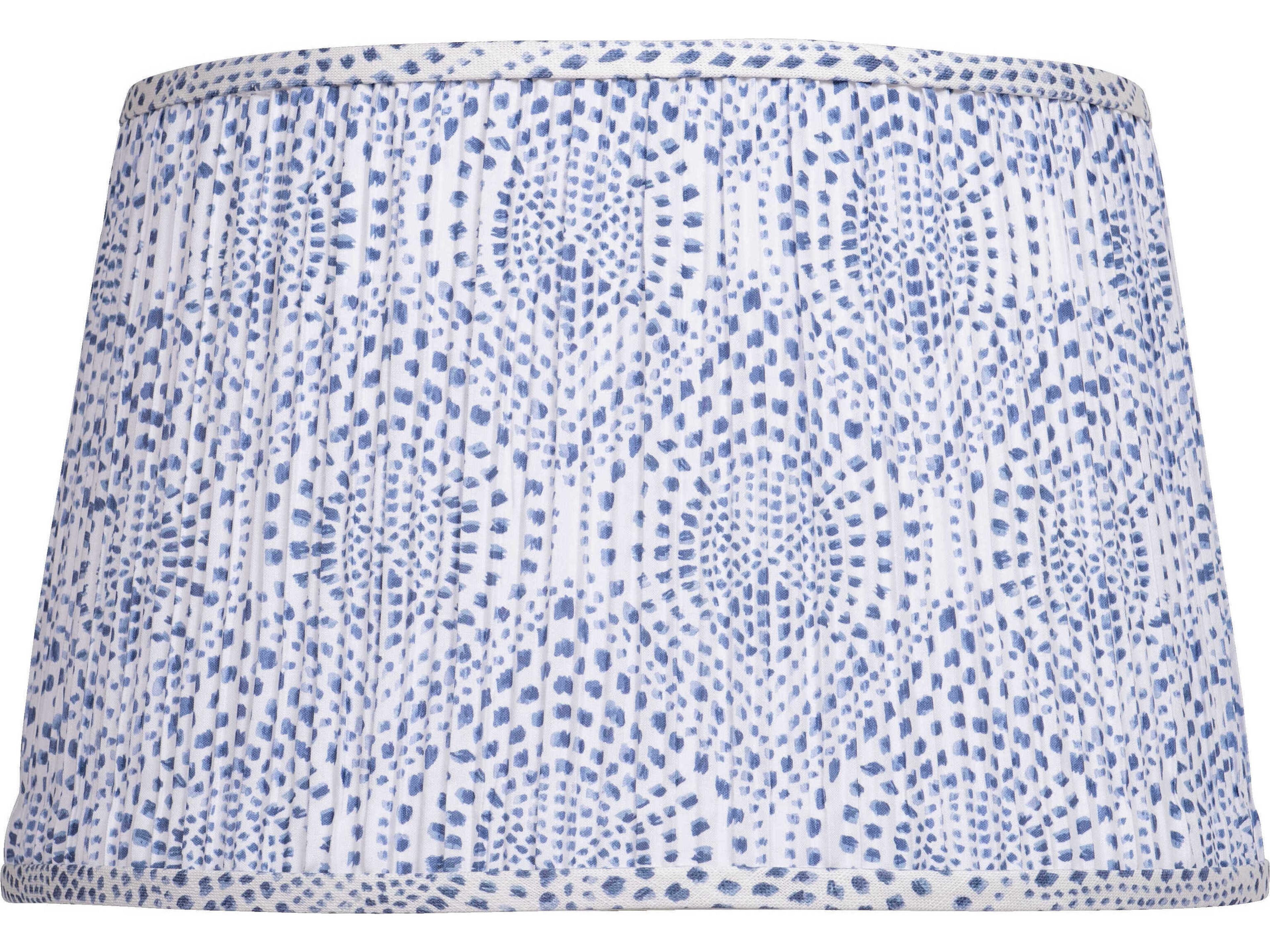 Currey & Company Lenore Blue Medium Tapered Lamp Shade