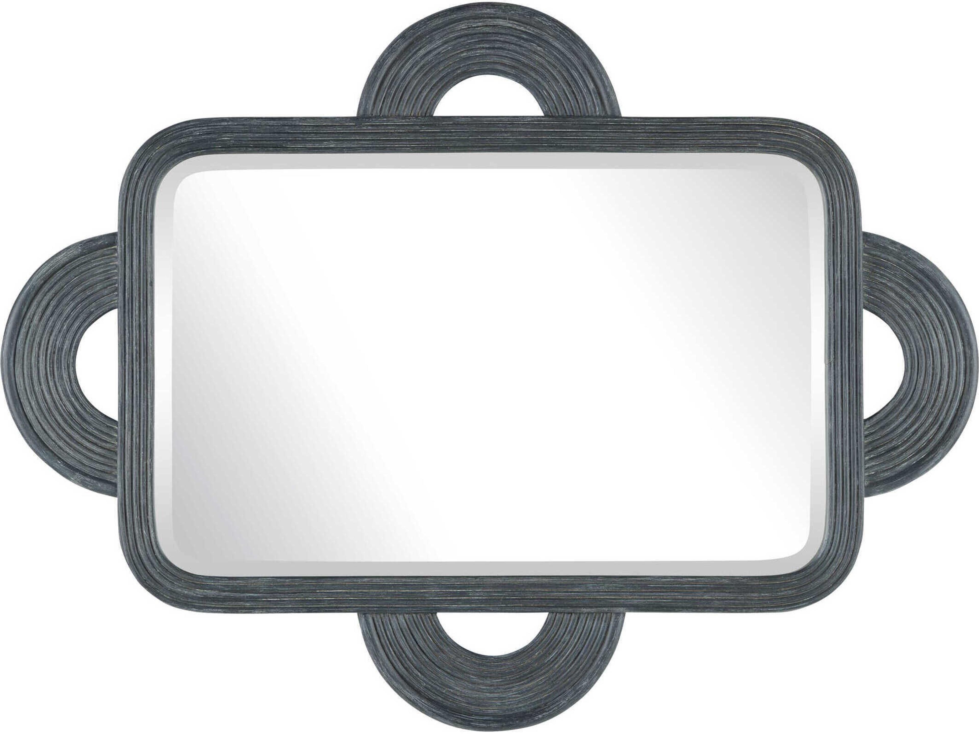 Currey & Company Vintage Navy Wall Mirror