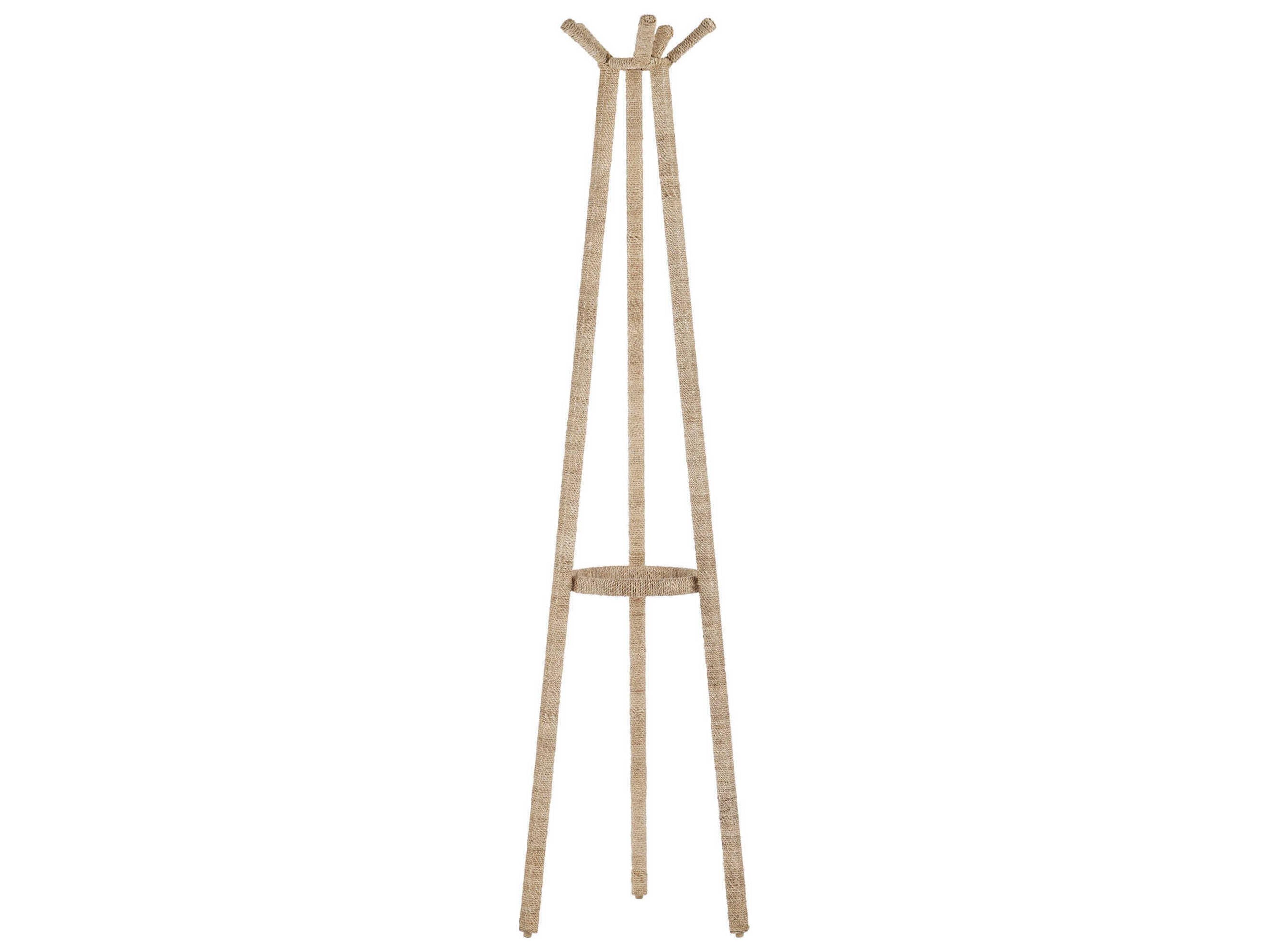 Currey & Company Rolo Natural Coat Rack