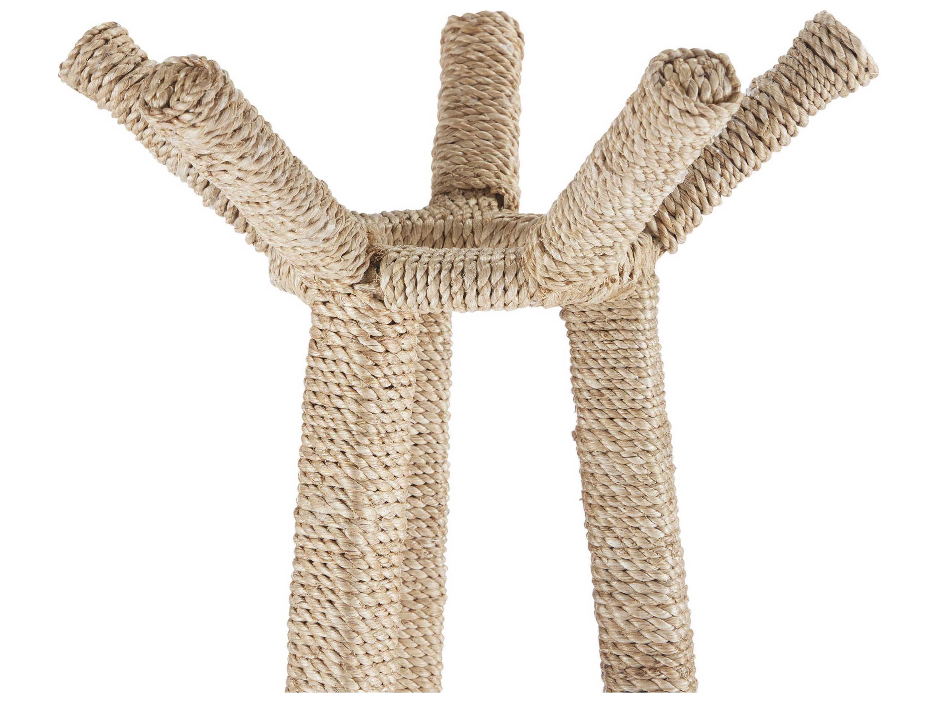 Currey & Company Rolo Natural Coat Rack