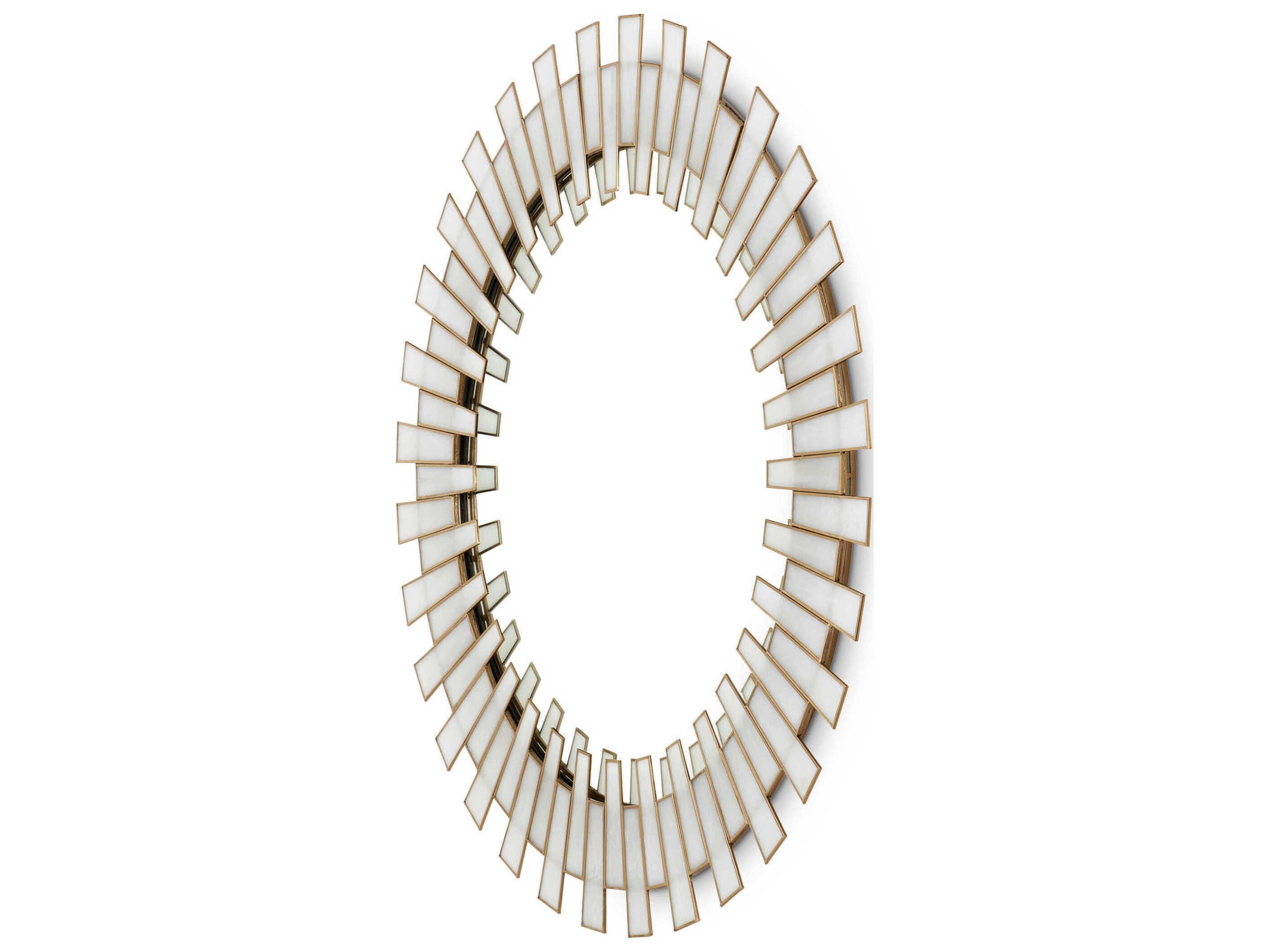 Currey & Company Glasdele Round Wall Mirror