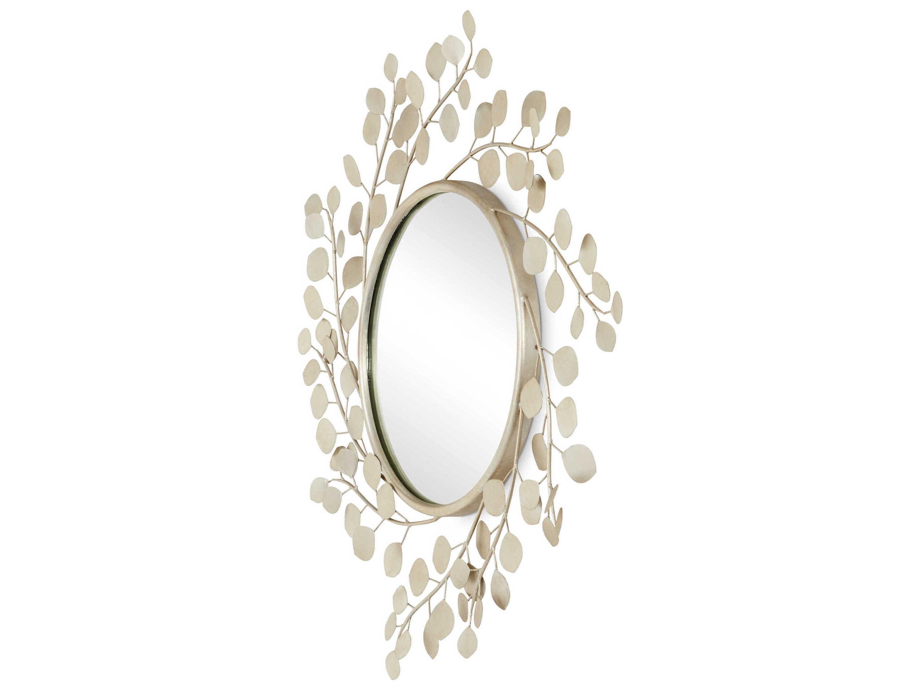 Currey & Company Lunaria Round Wall Mirror