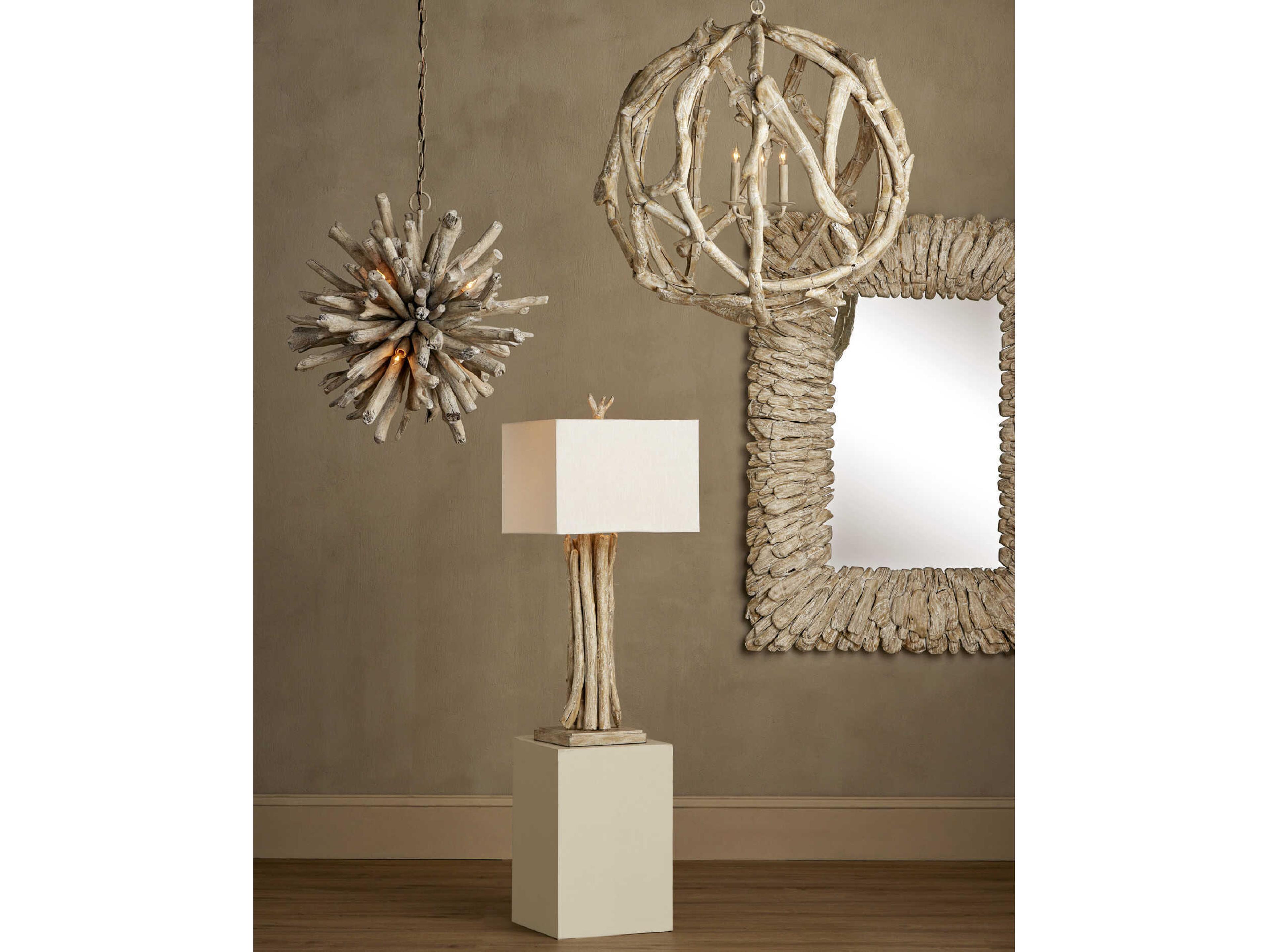 Currey & Company Beachhead Rectangular Wall Mirror