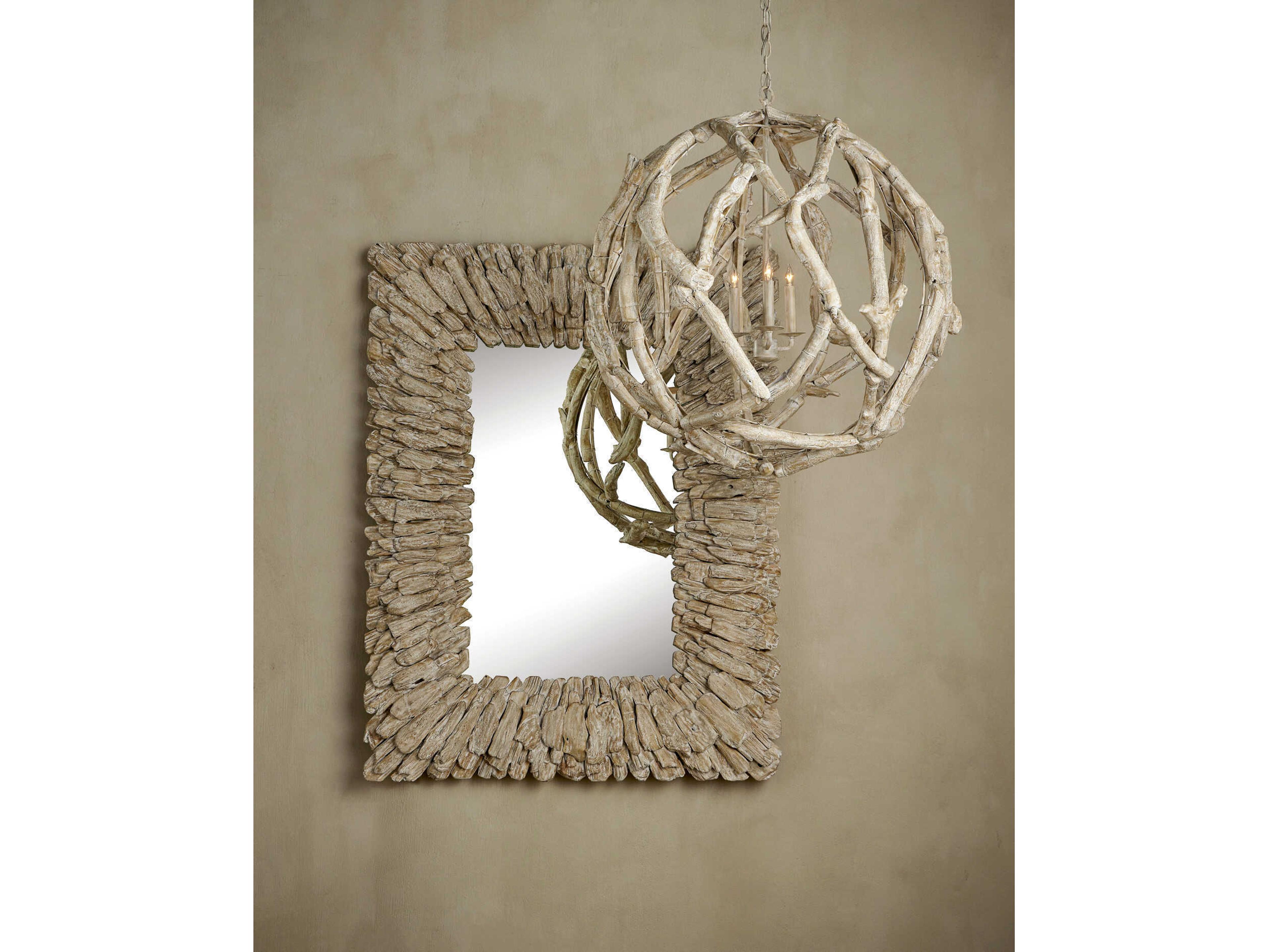 Currey & Company Beachhead Rectangular Wall Mirror