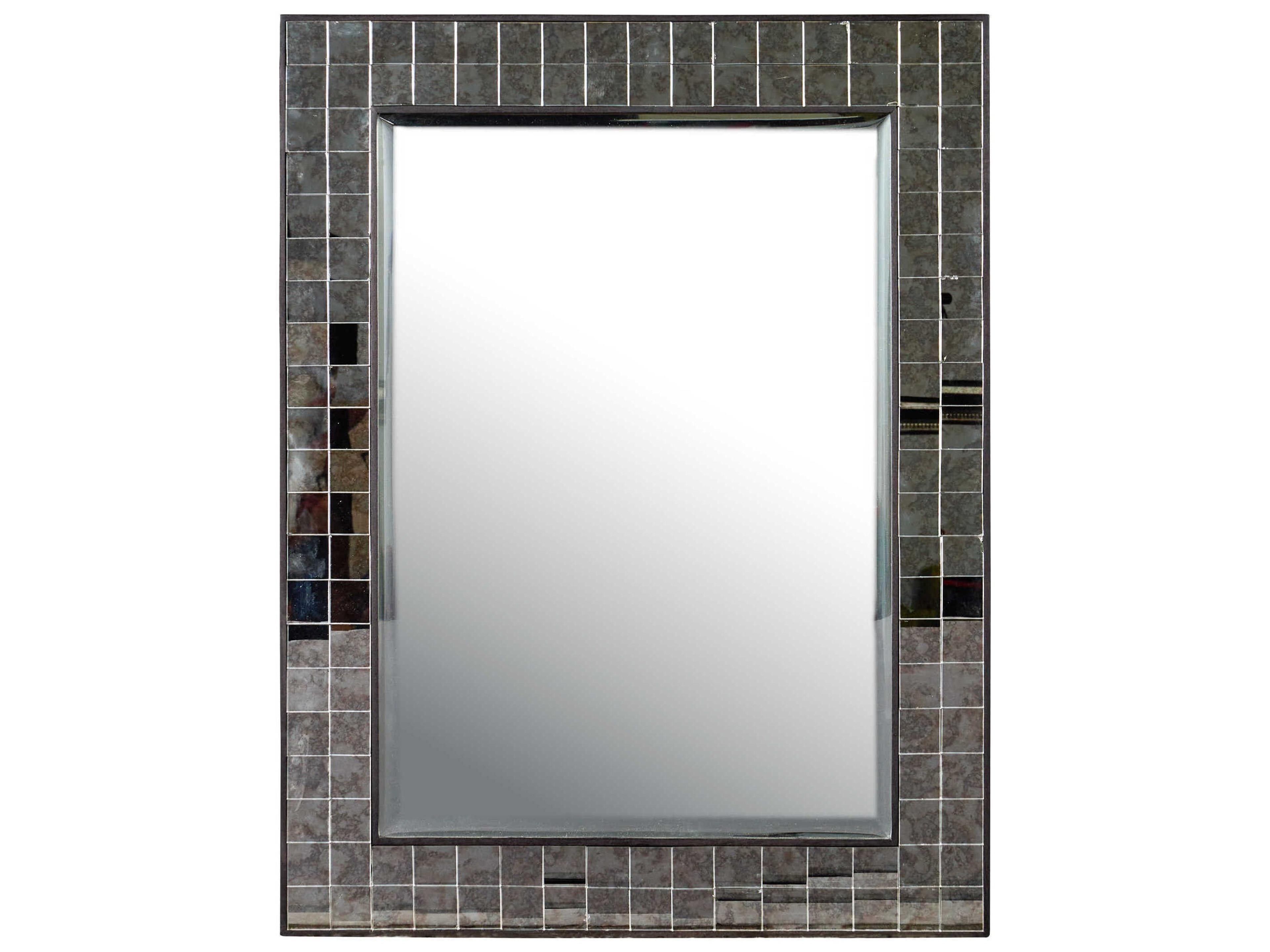 Mosaico Ebony Rectangular Wall Mirror
