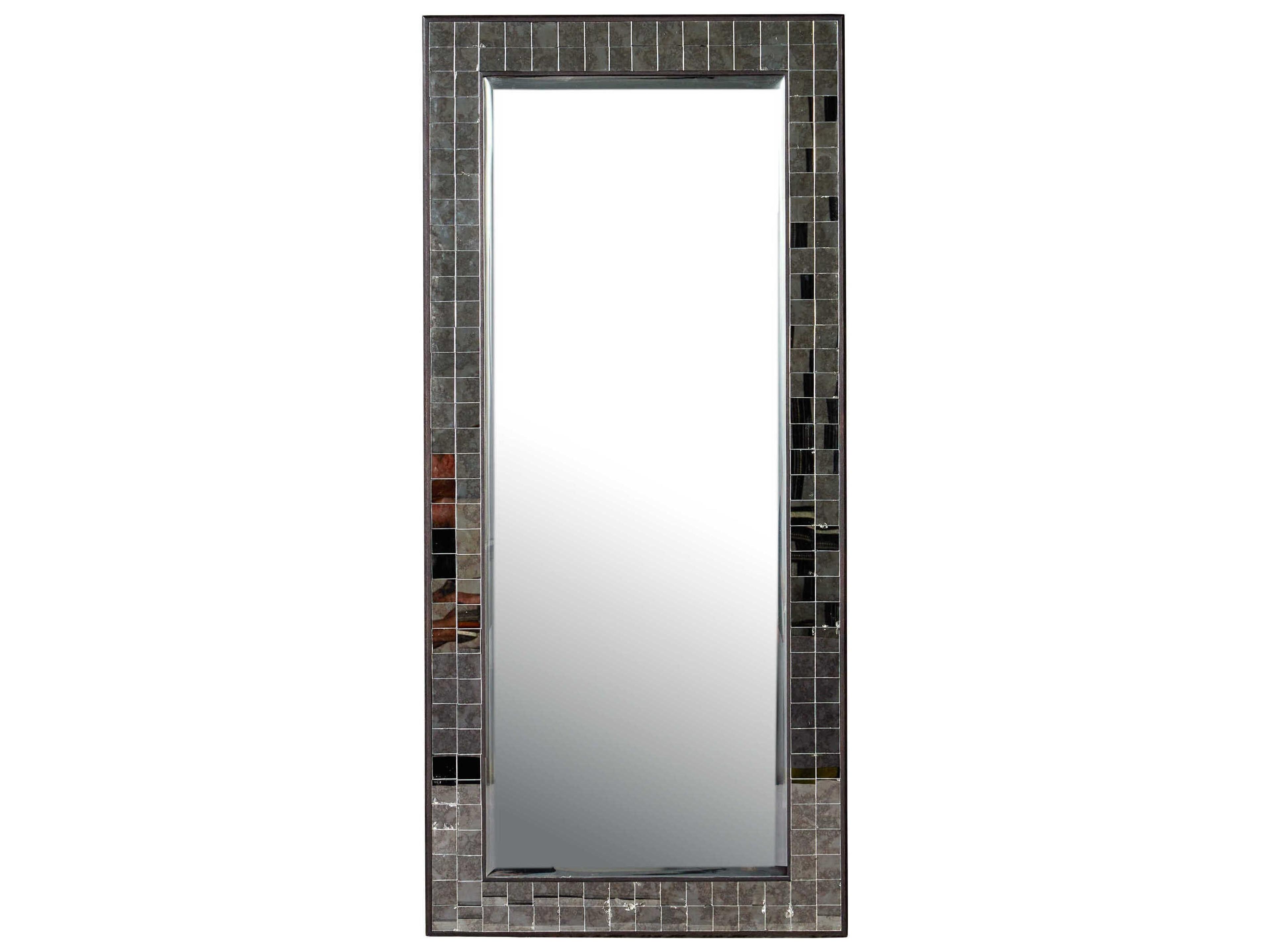 Mosaico Ebony Floor Wall Mirror