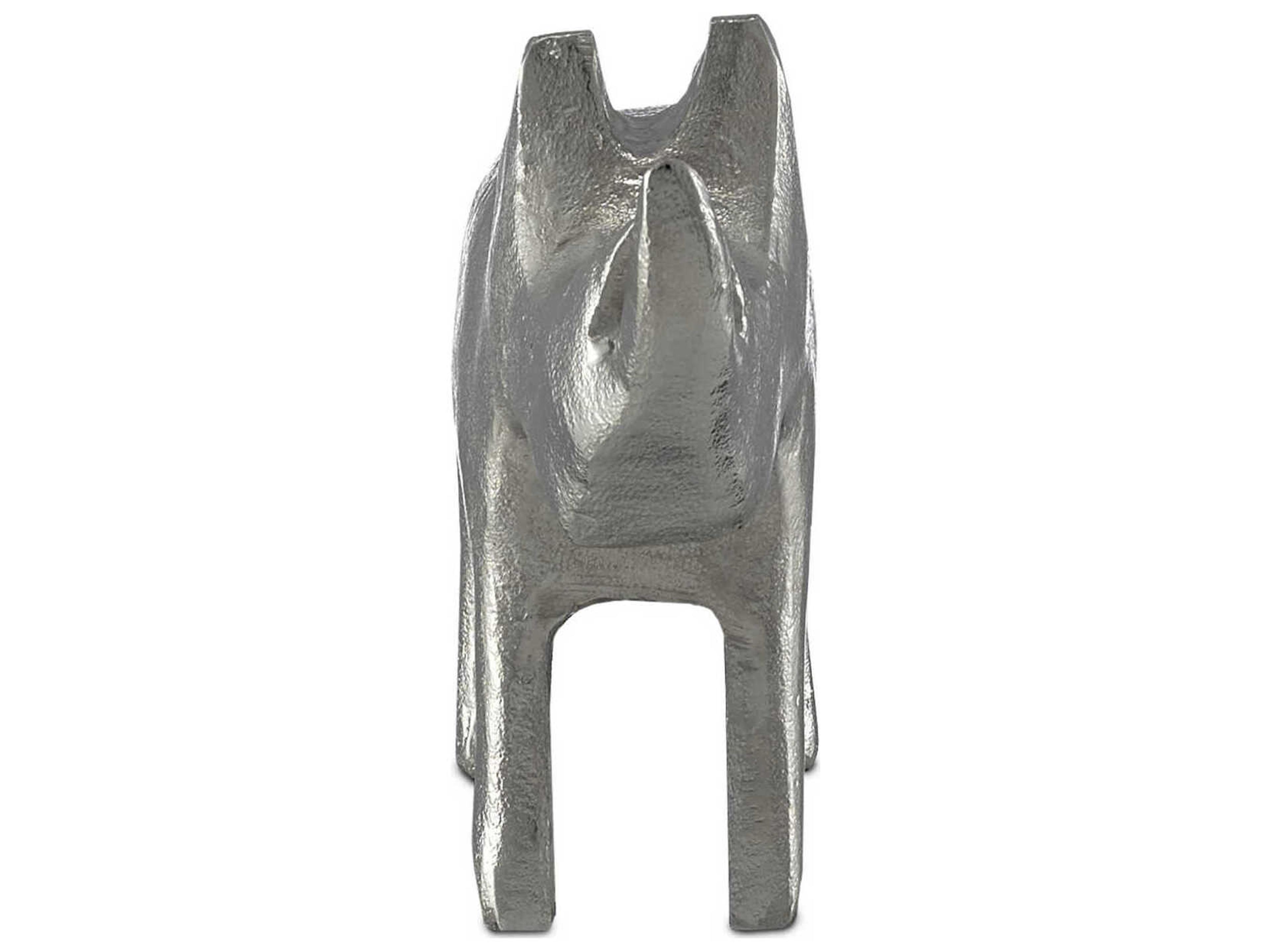 Currey & Company Kano Rhino Sculpture