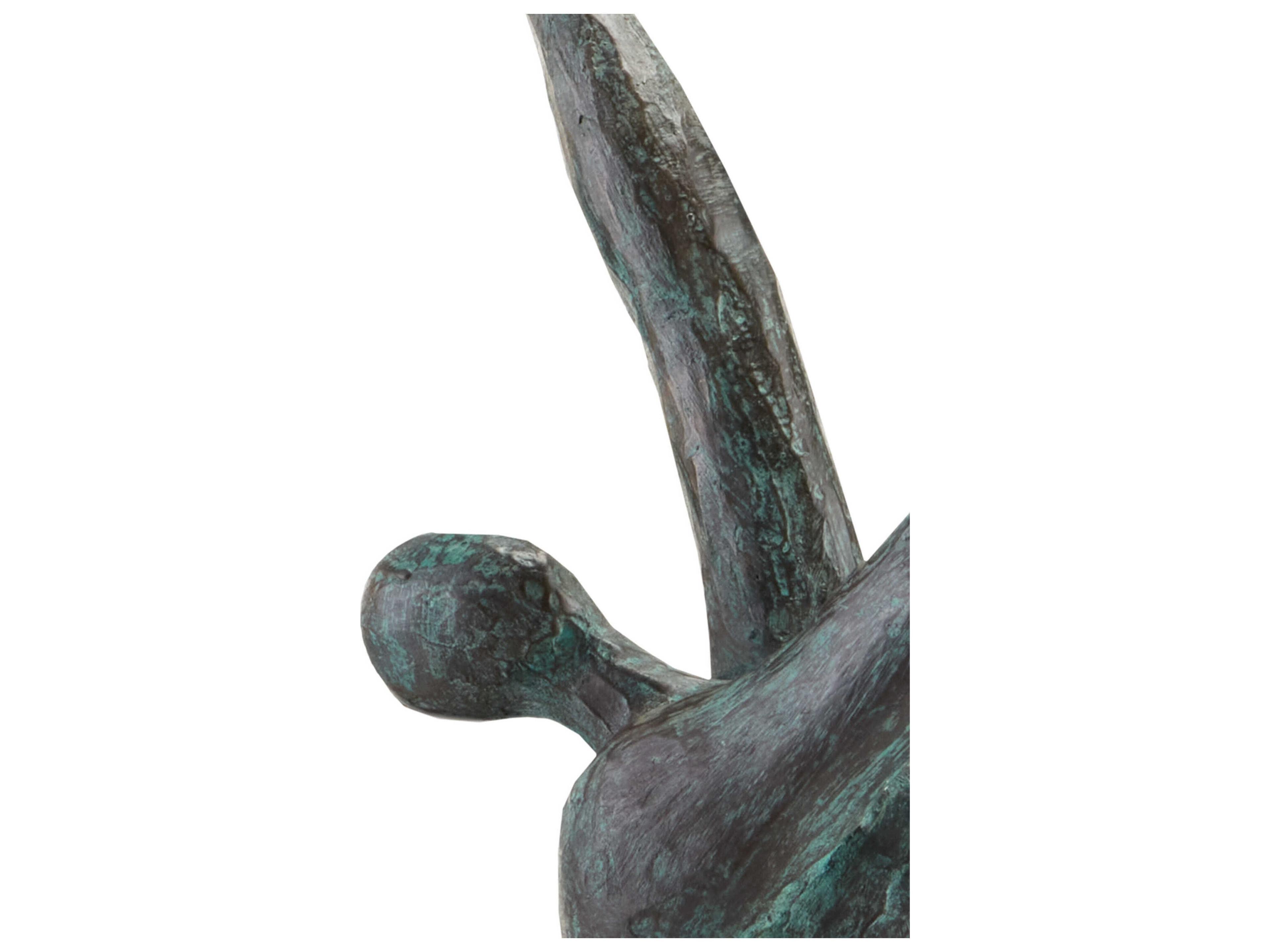 Currey & Company Green / Black Butterfly Ballerina Sculpture